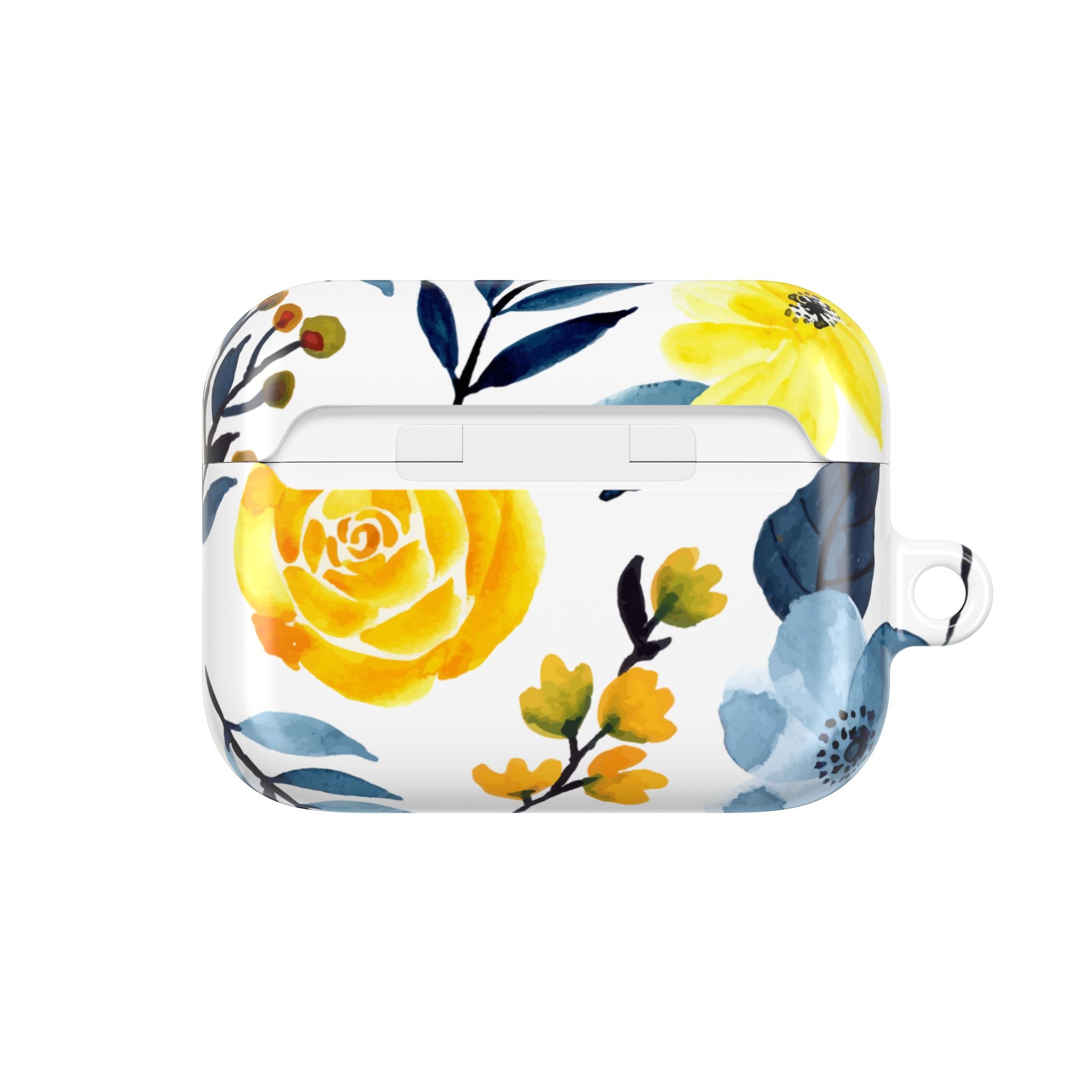 Yellow Blue Blossoms - AirPods Case
