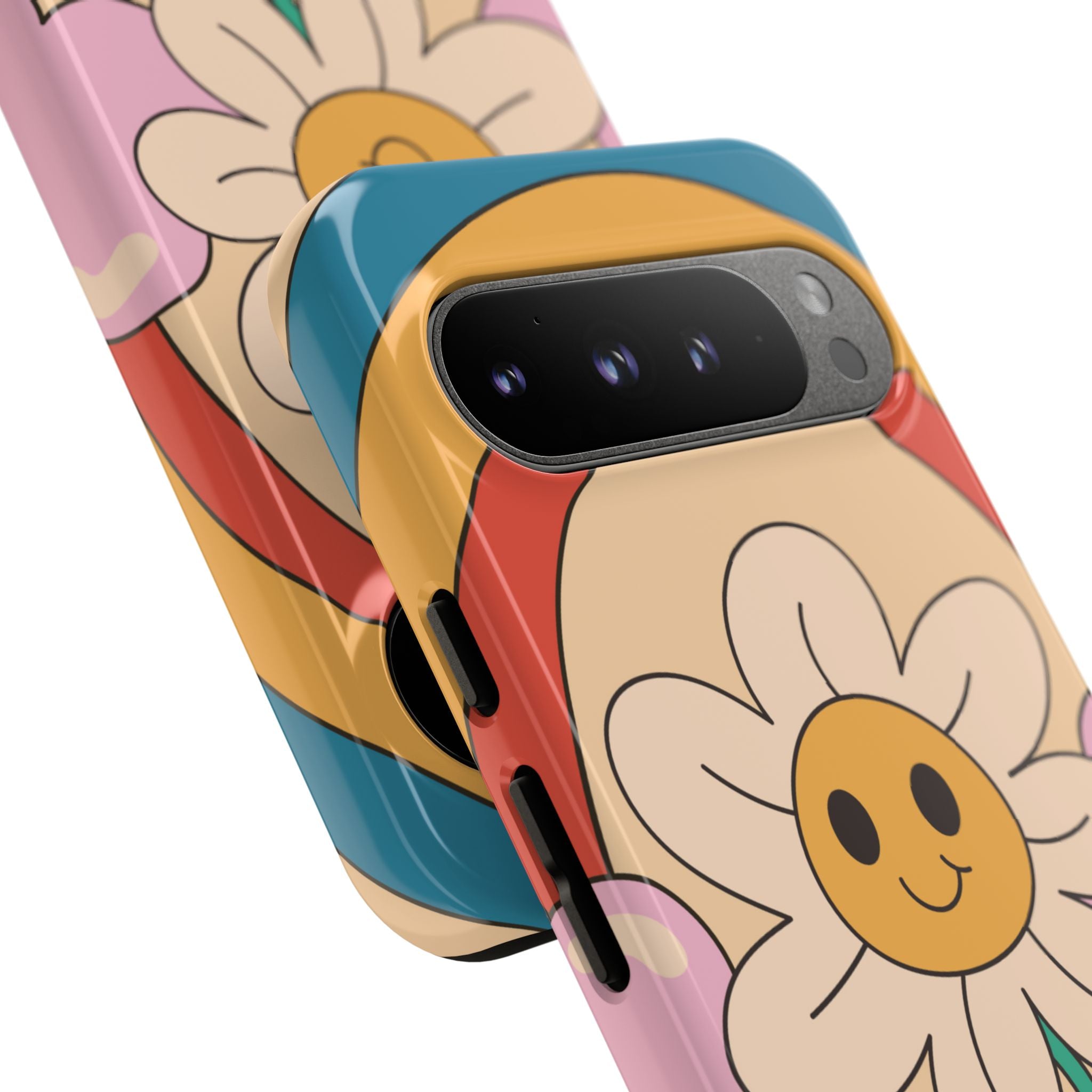 Joyful Retro Bloom - Google Pixel Case