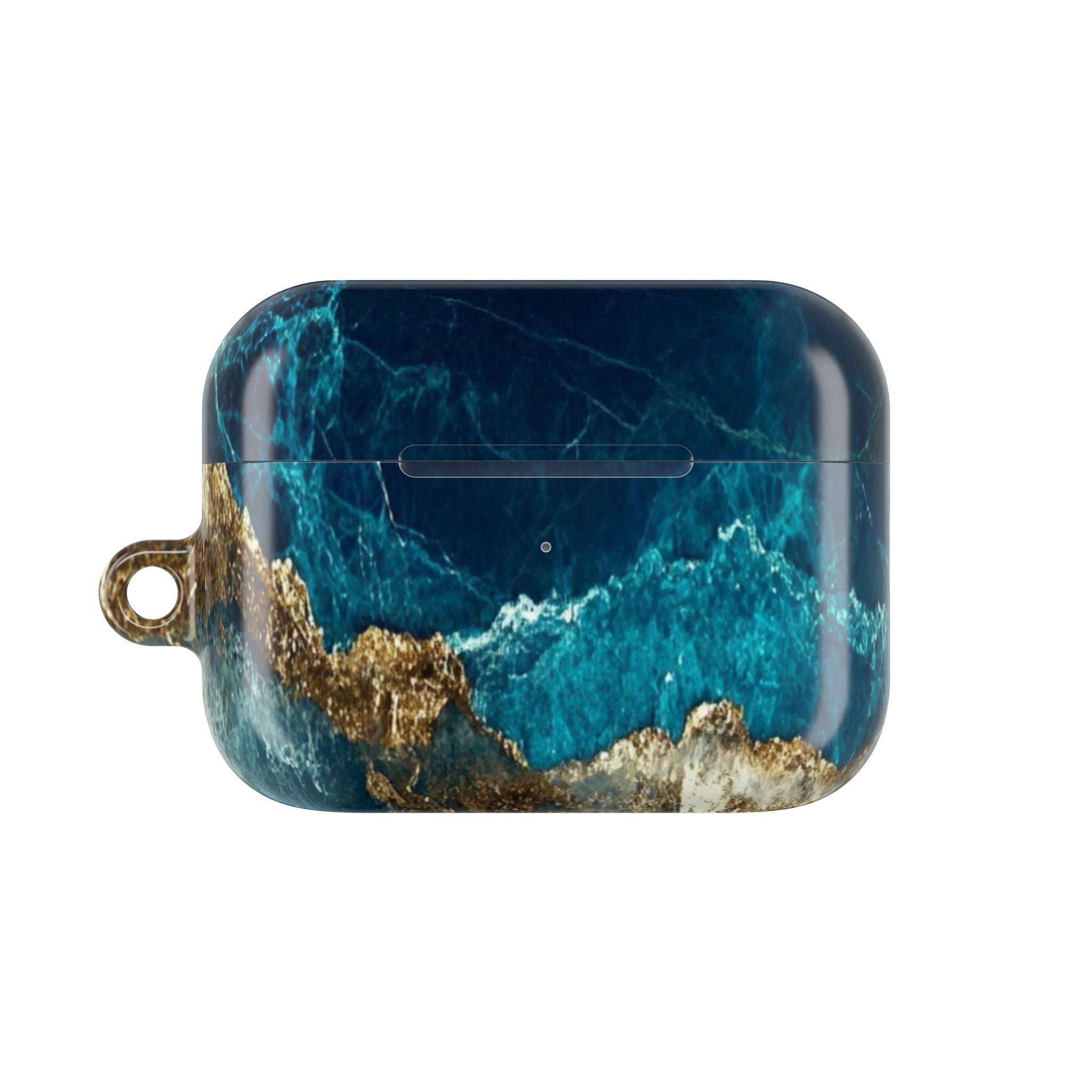 Golden Fracture Teal - AirPods Case