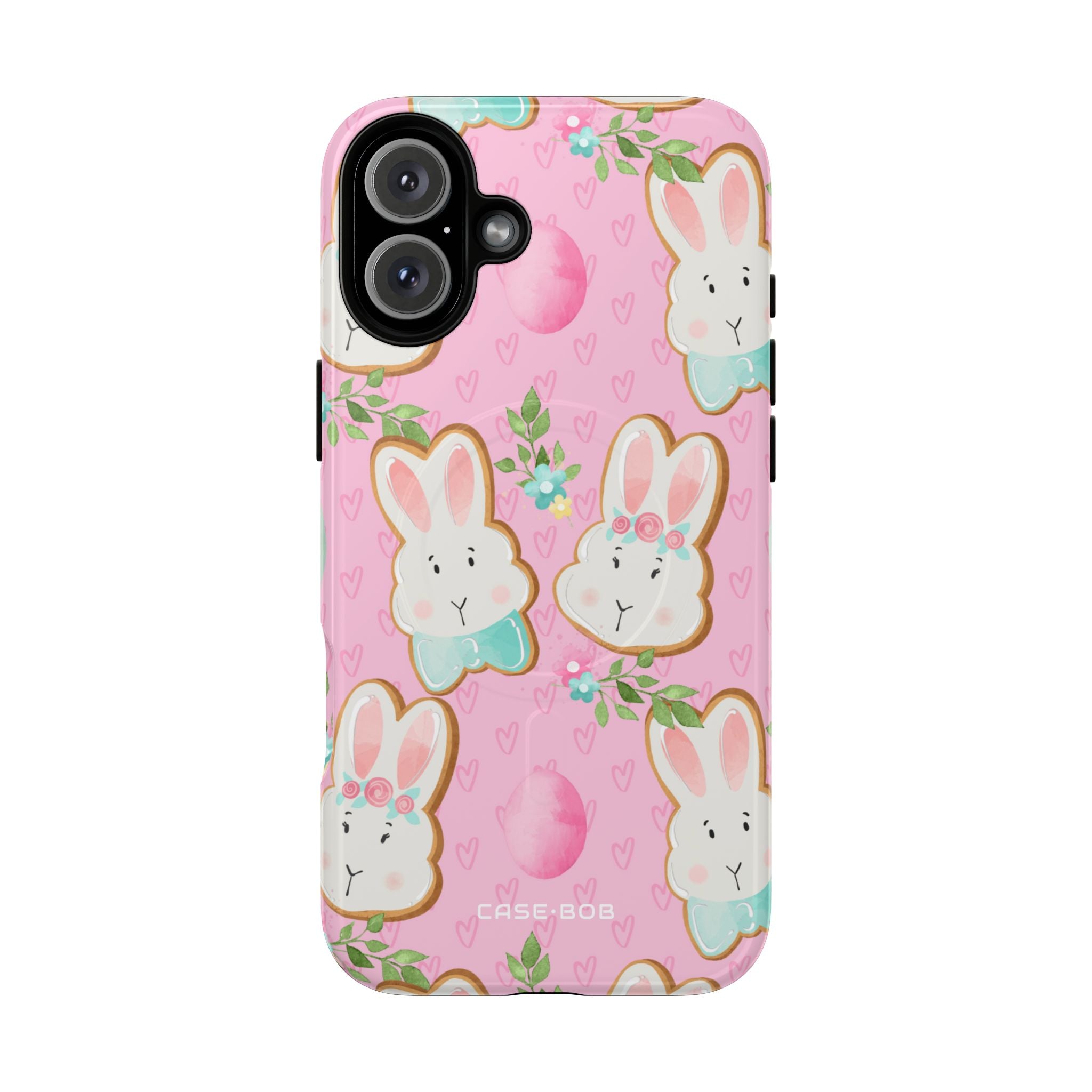 Bunny Blossom iPhone 16 Plus Case - Tough+