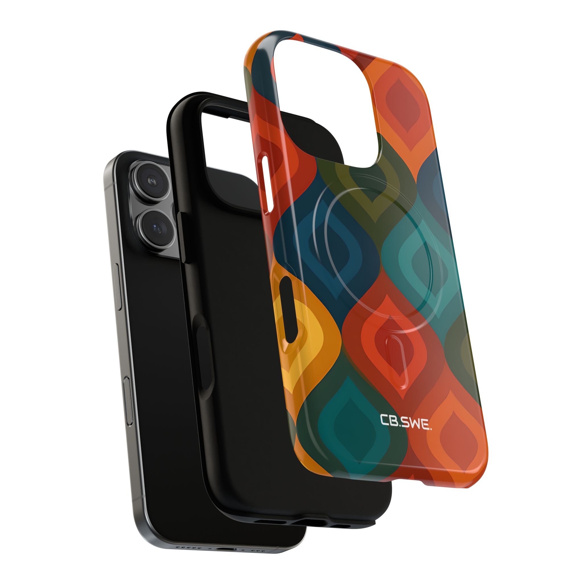 Vibrant Retro Diamond Mid Century iPhone 16 - Tough+