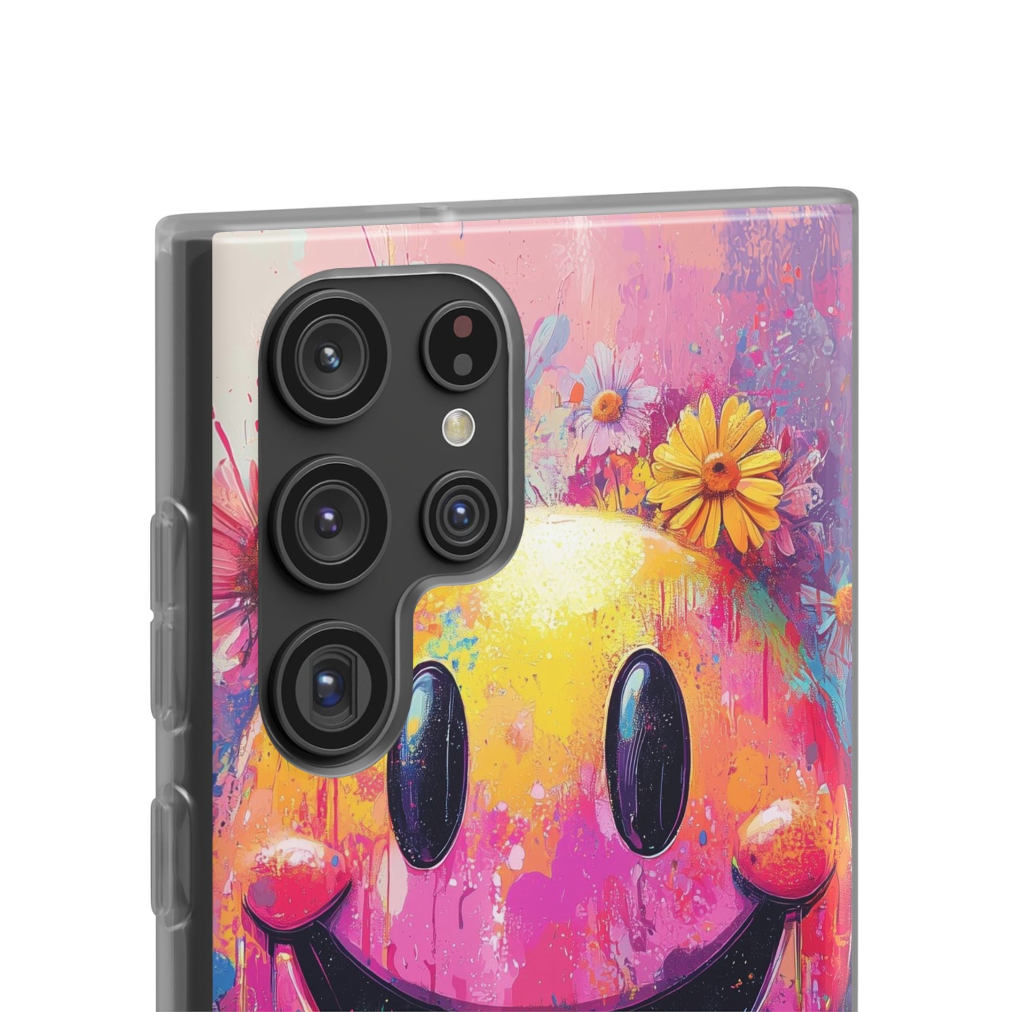 Smiley Bloom Samsung S22 Ultra Case - Soft