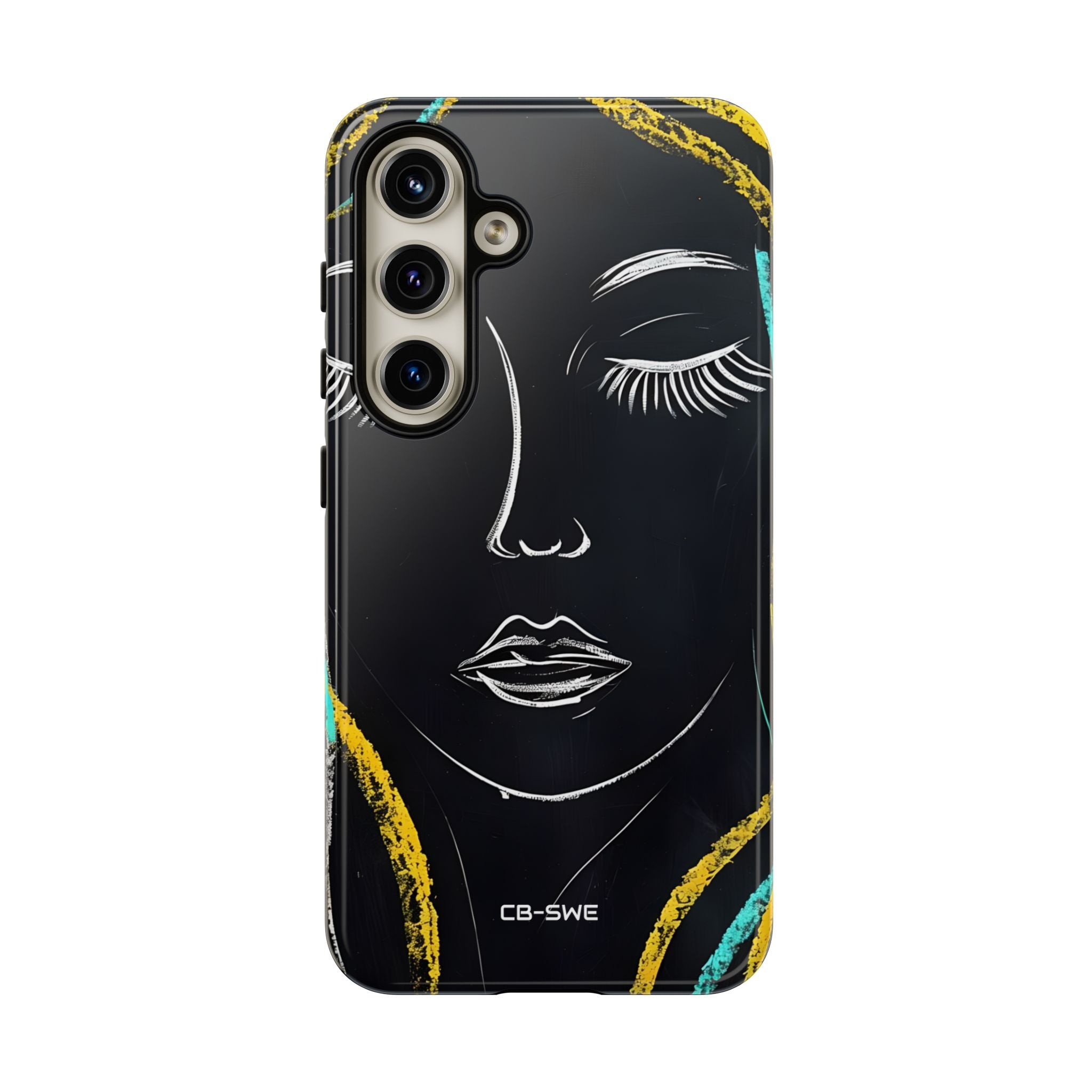 Vivid Minimalist Portrait - Samsung Case
