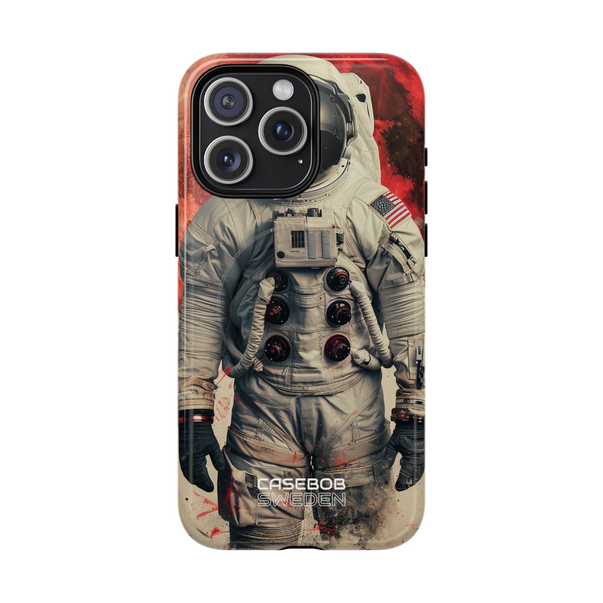 Crimson Spacewalk Dream iPhone 15 - Tough+