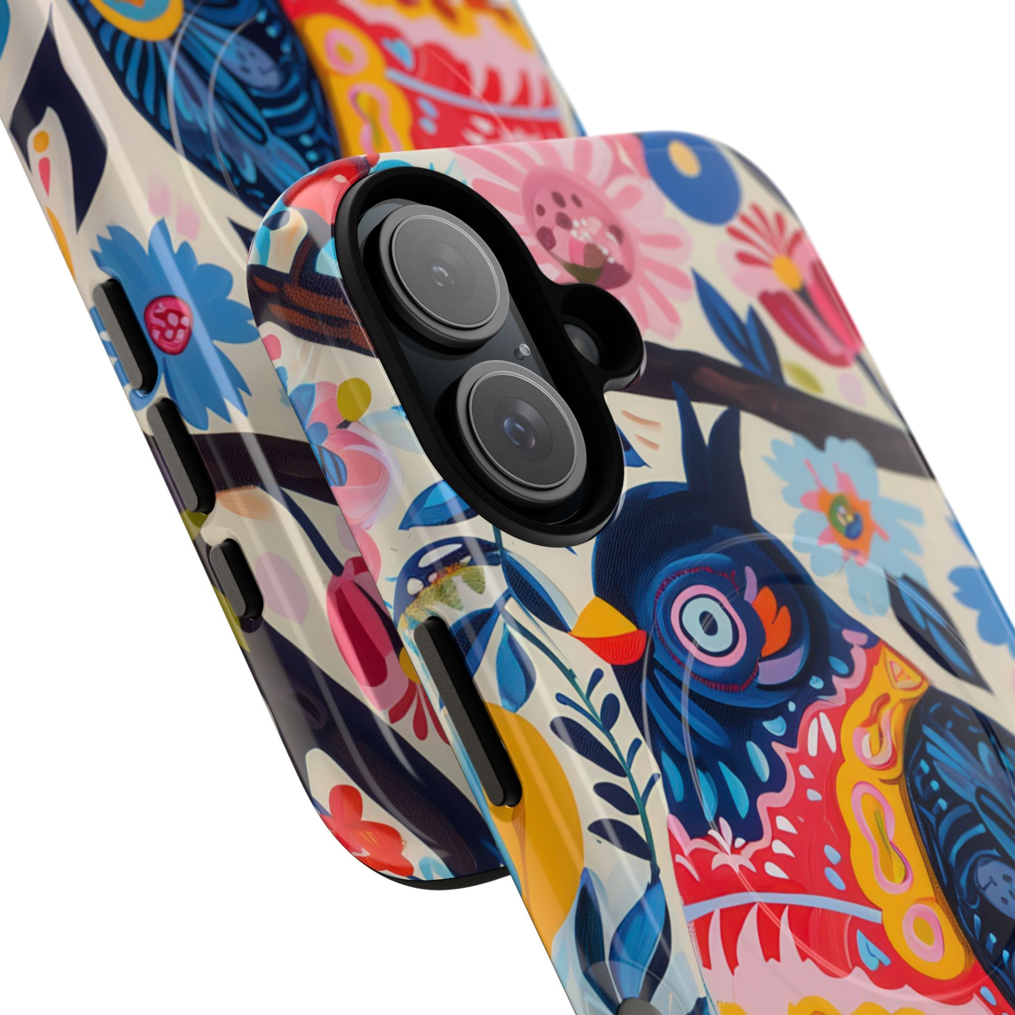 Whimsical Owl Garden iPhone 16 - Tough+