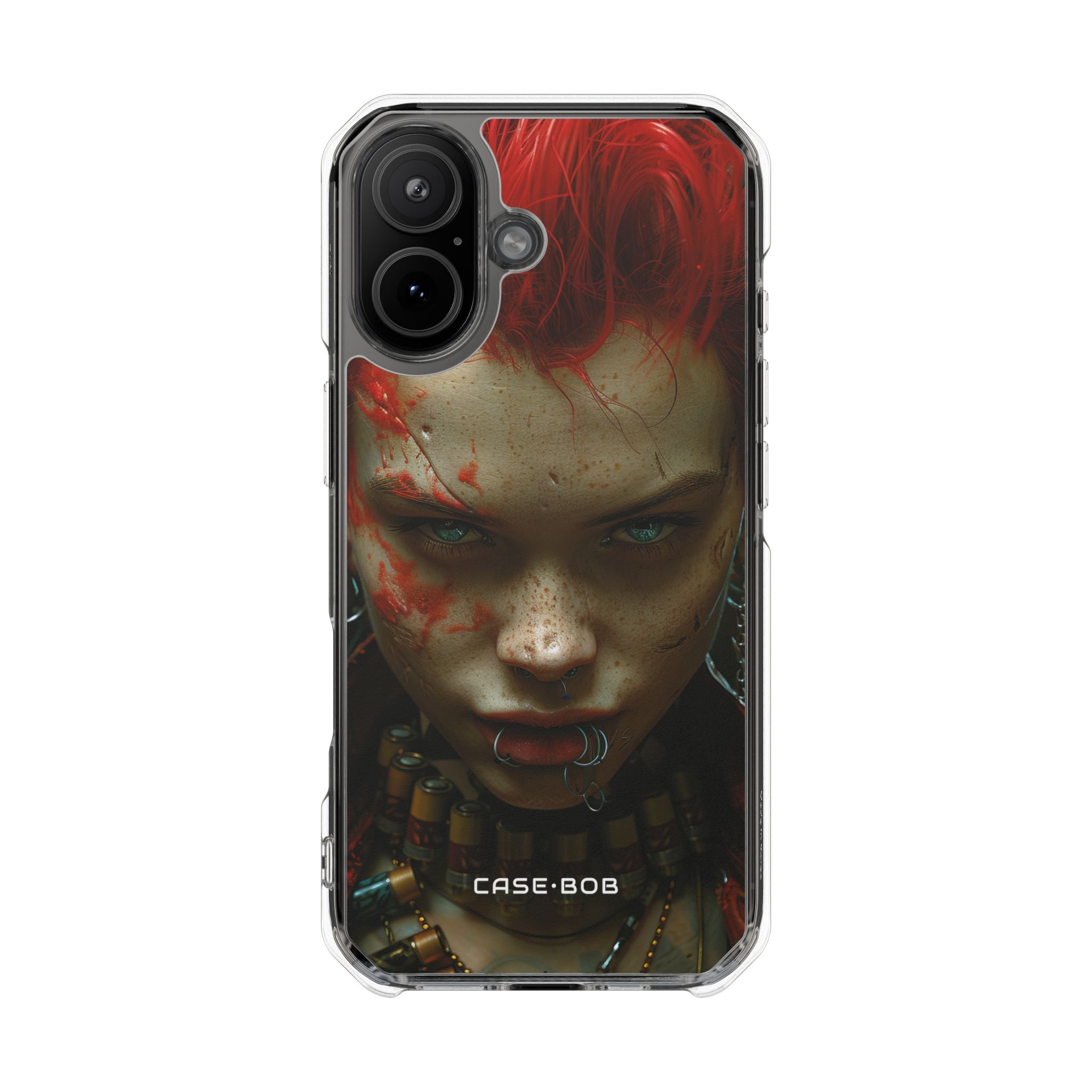 Crimson Spike iPhone 17 Case - Impact