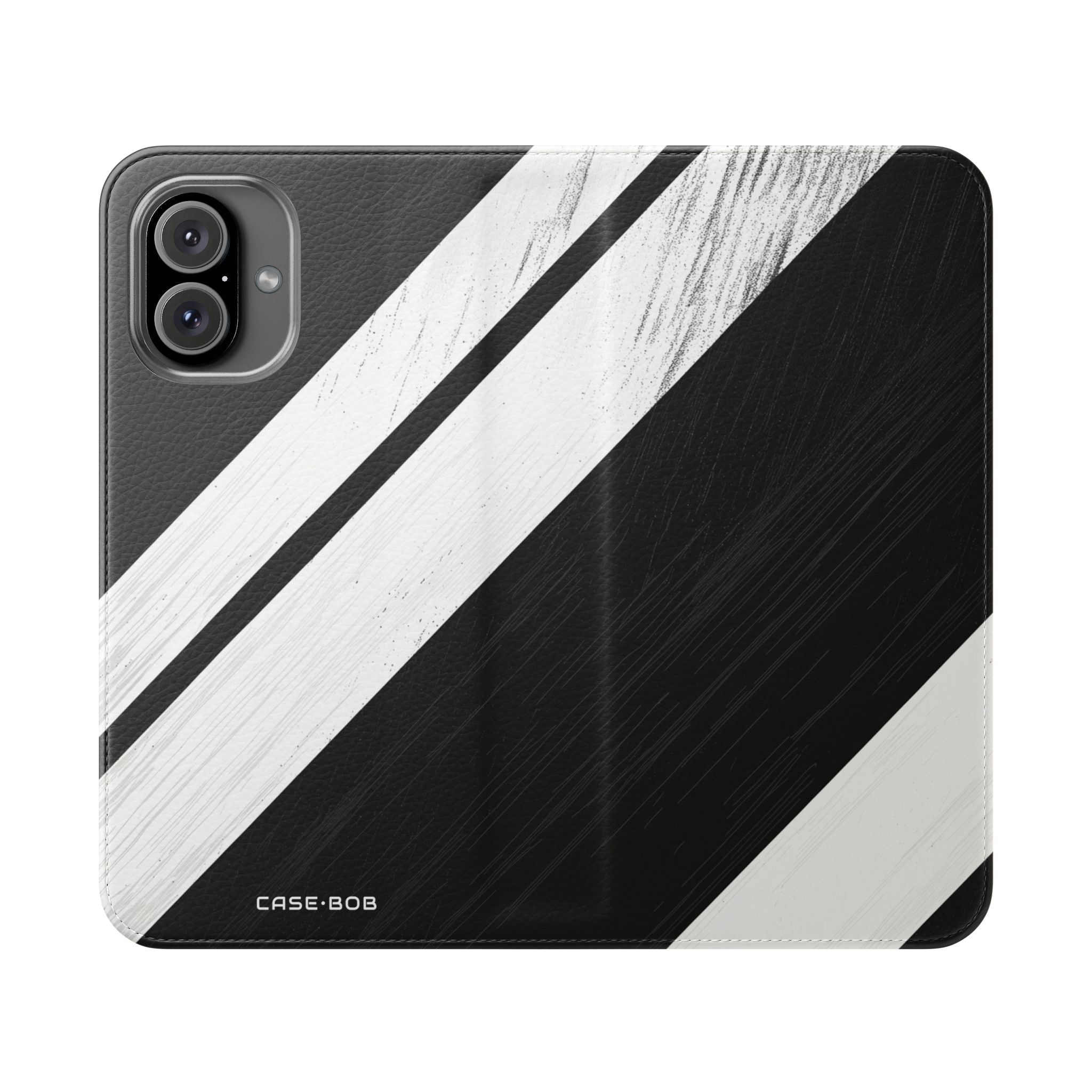Striped Texture - iPhone 16 Plus Case - Wallet