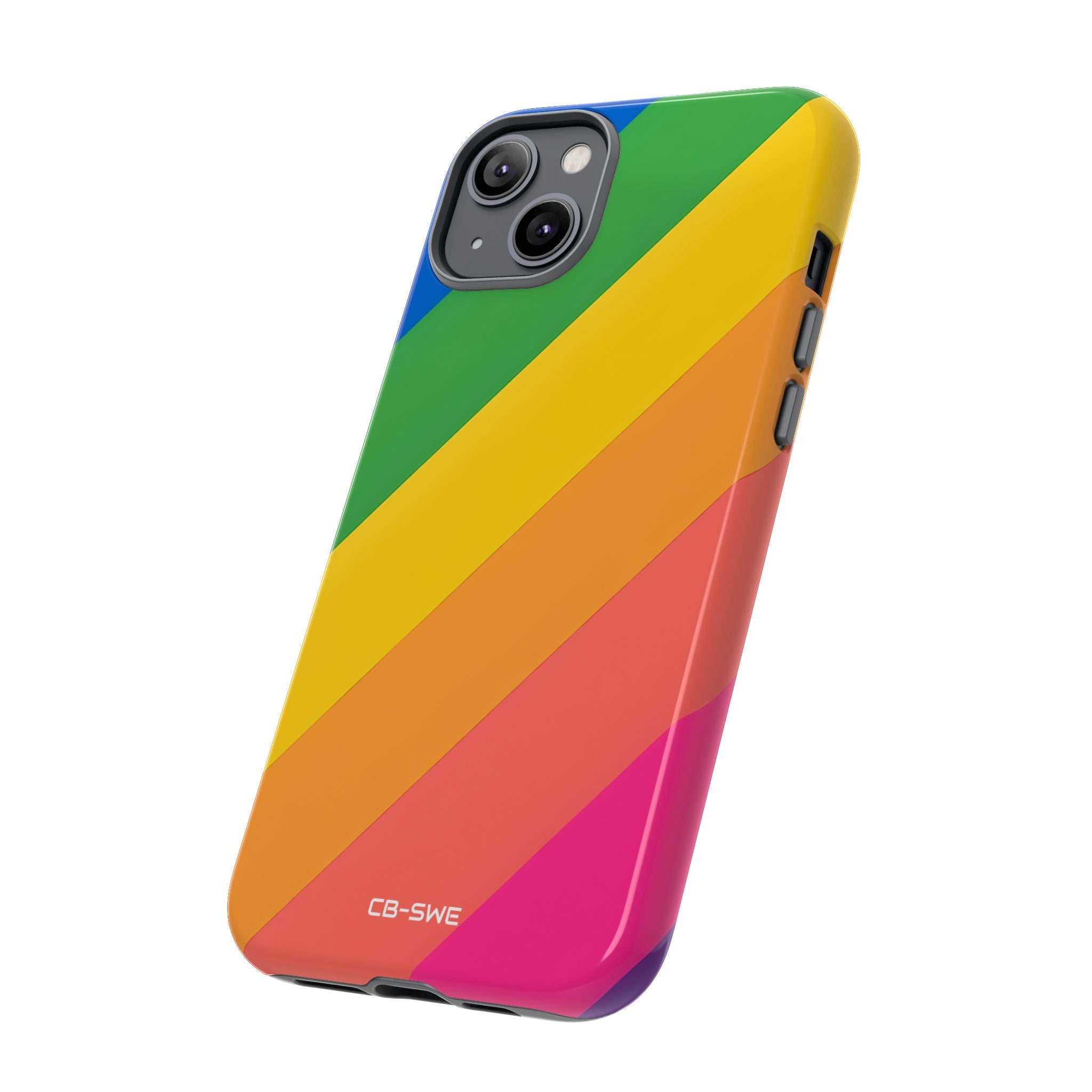 Vibrant Geometric Spectrum - iPhone Case
