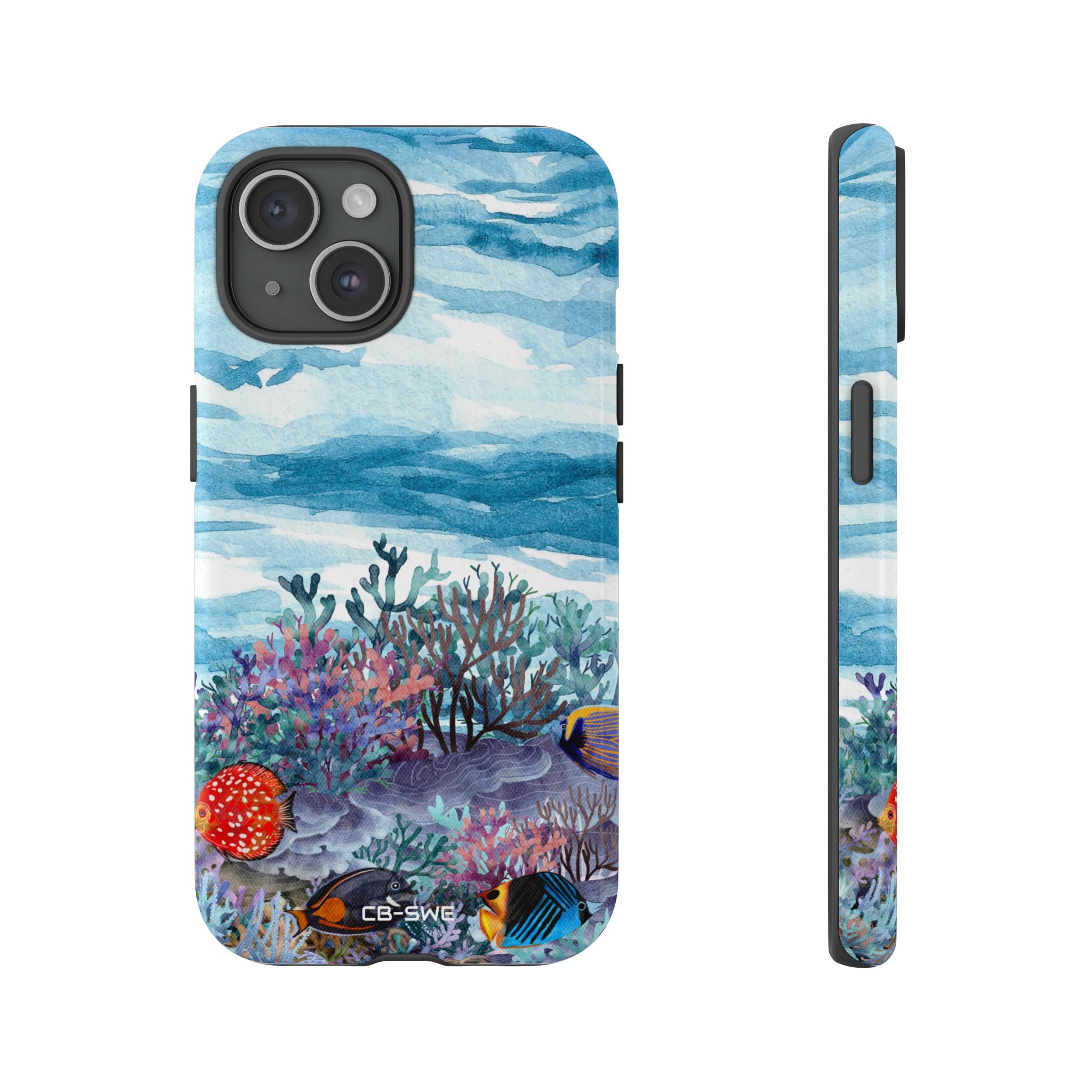 Aquatic Life Watercolors - iPhone Case