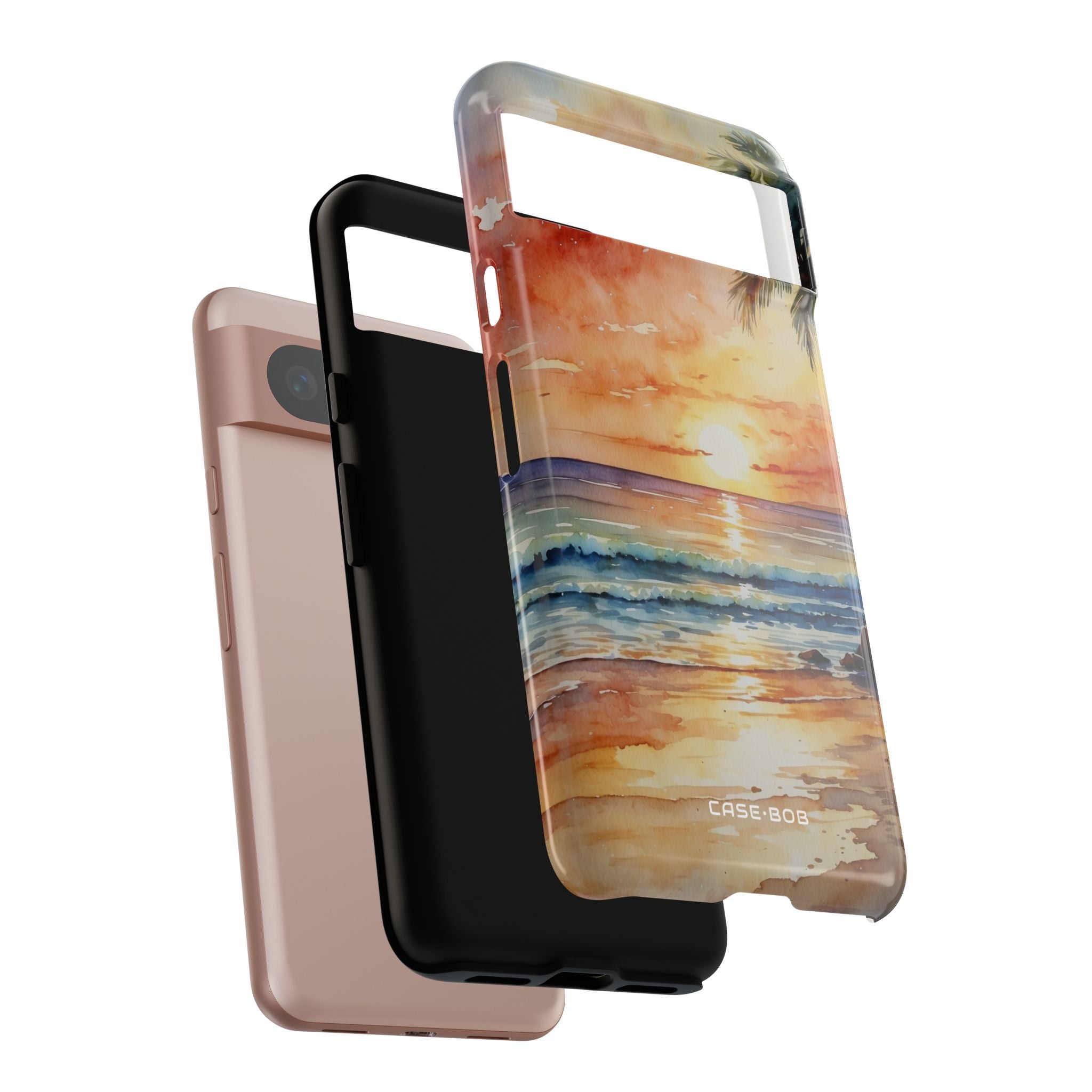 Sunset Palm Google Pixel 8 Case - Tough