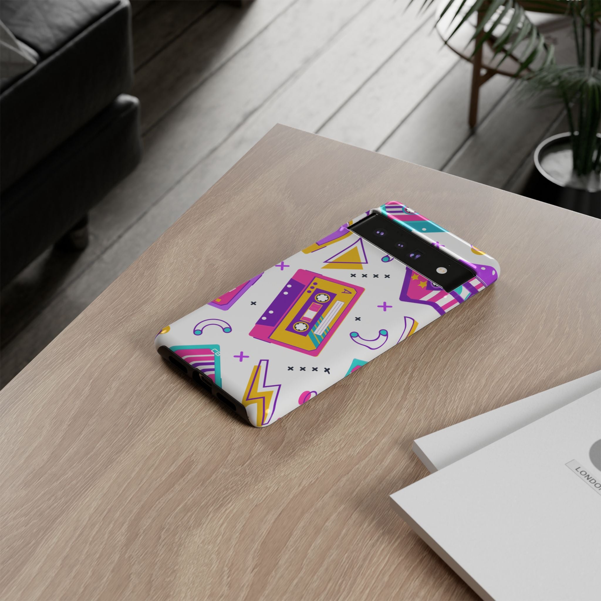 Retro Cassette Chaos - Google Pixel Case