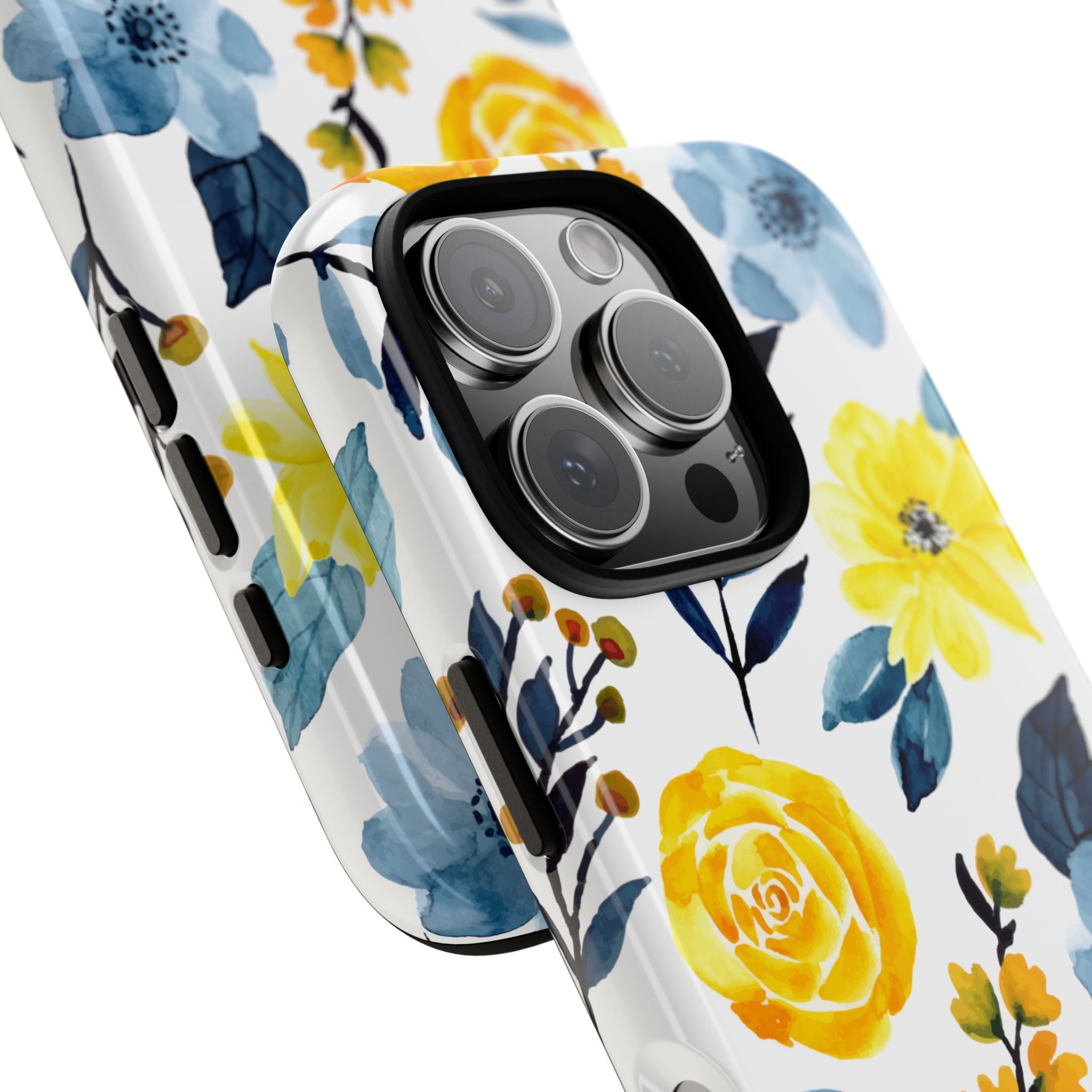 Yellow Blossom iPhone 16 Pro Case - Tough