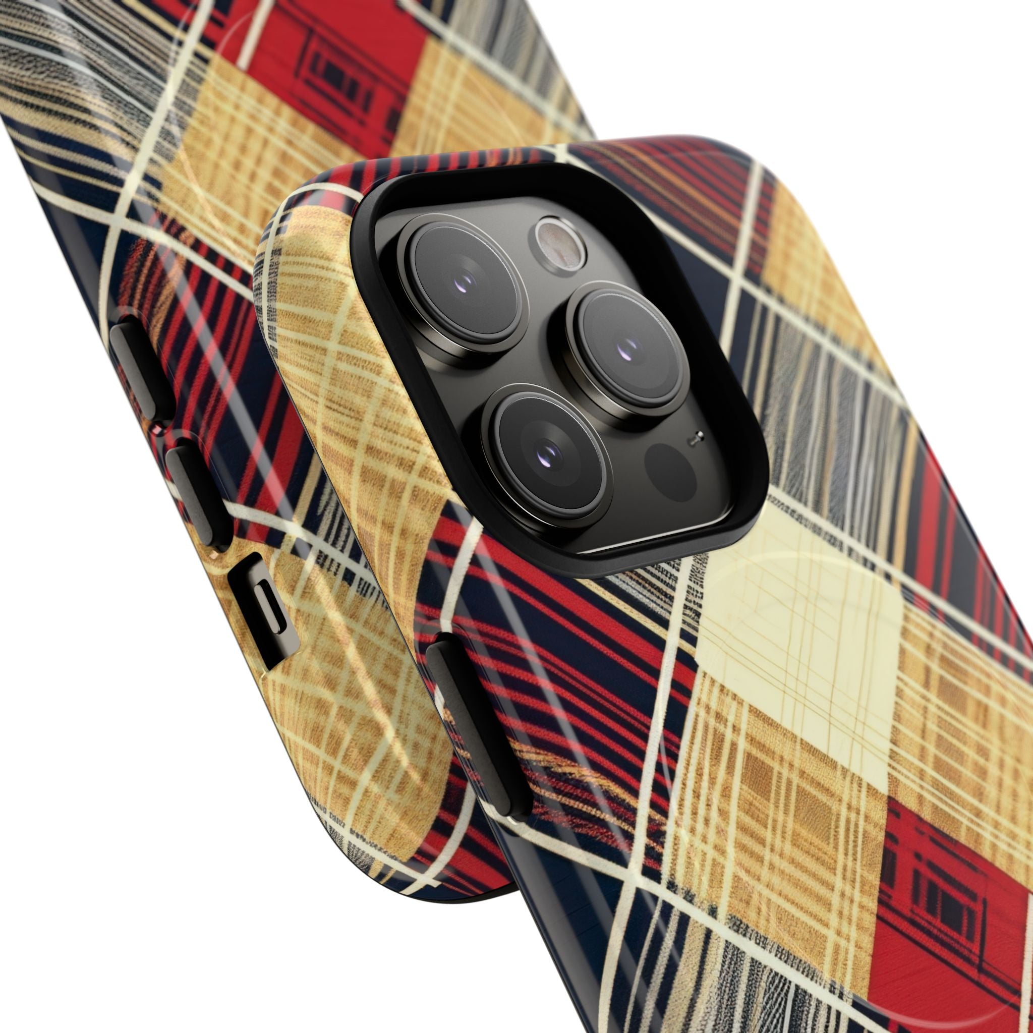 Plaid Diamond Tapestry iPhone 14 - Tough+