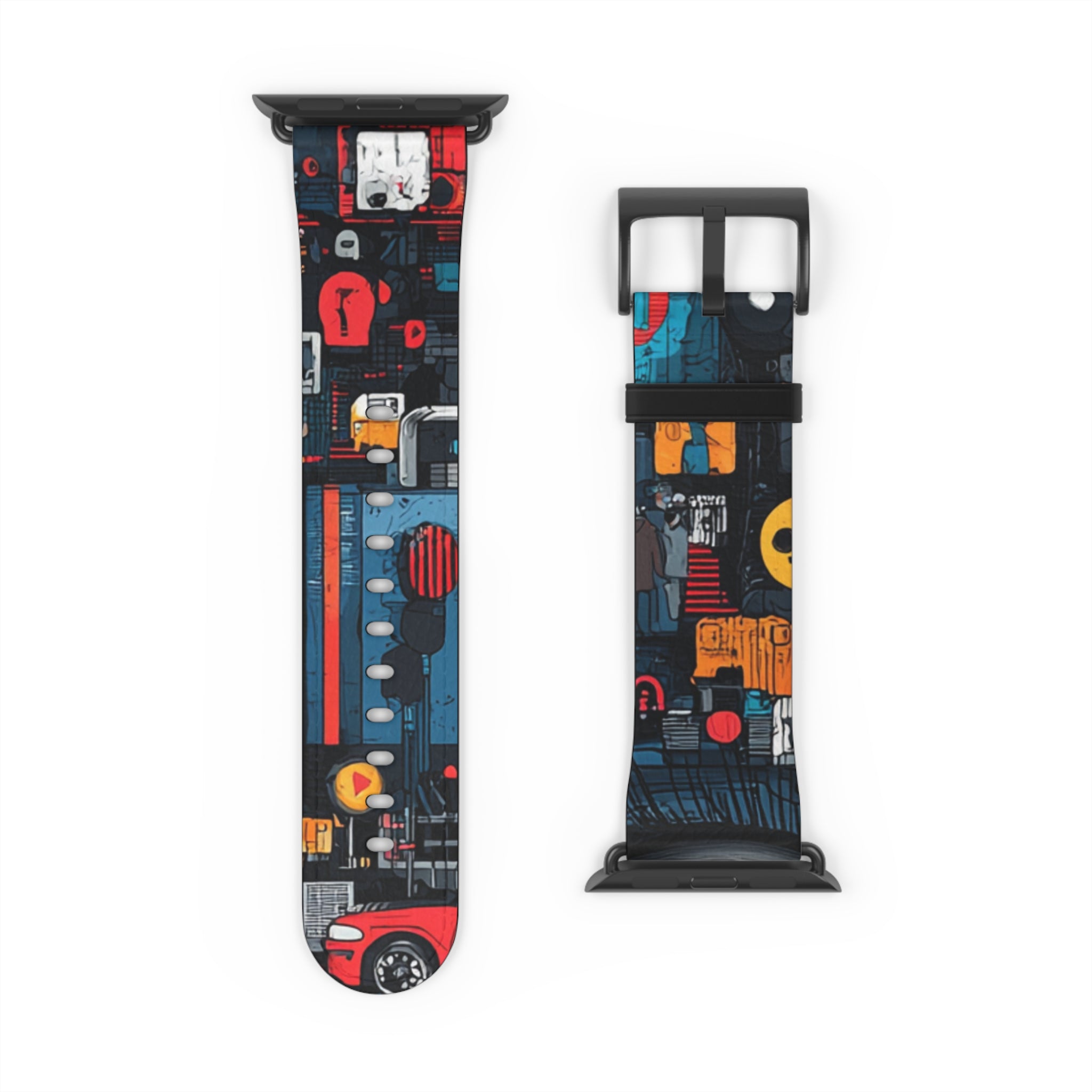 Blue Gaze Mosaic - Watch Band