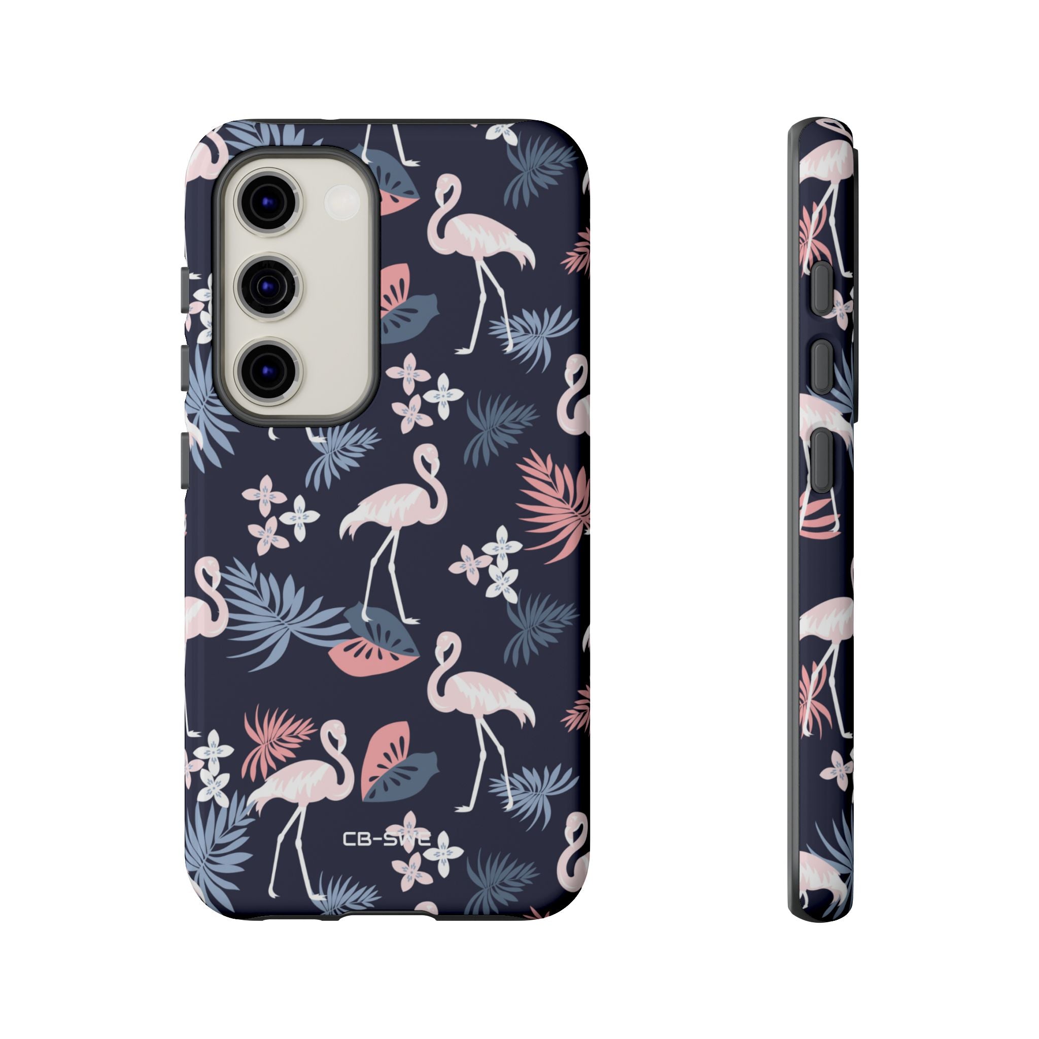 Flamingos Dance Playfully - Samsung Case