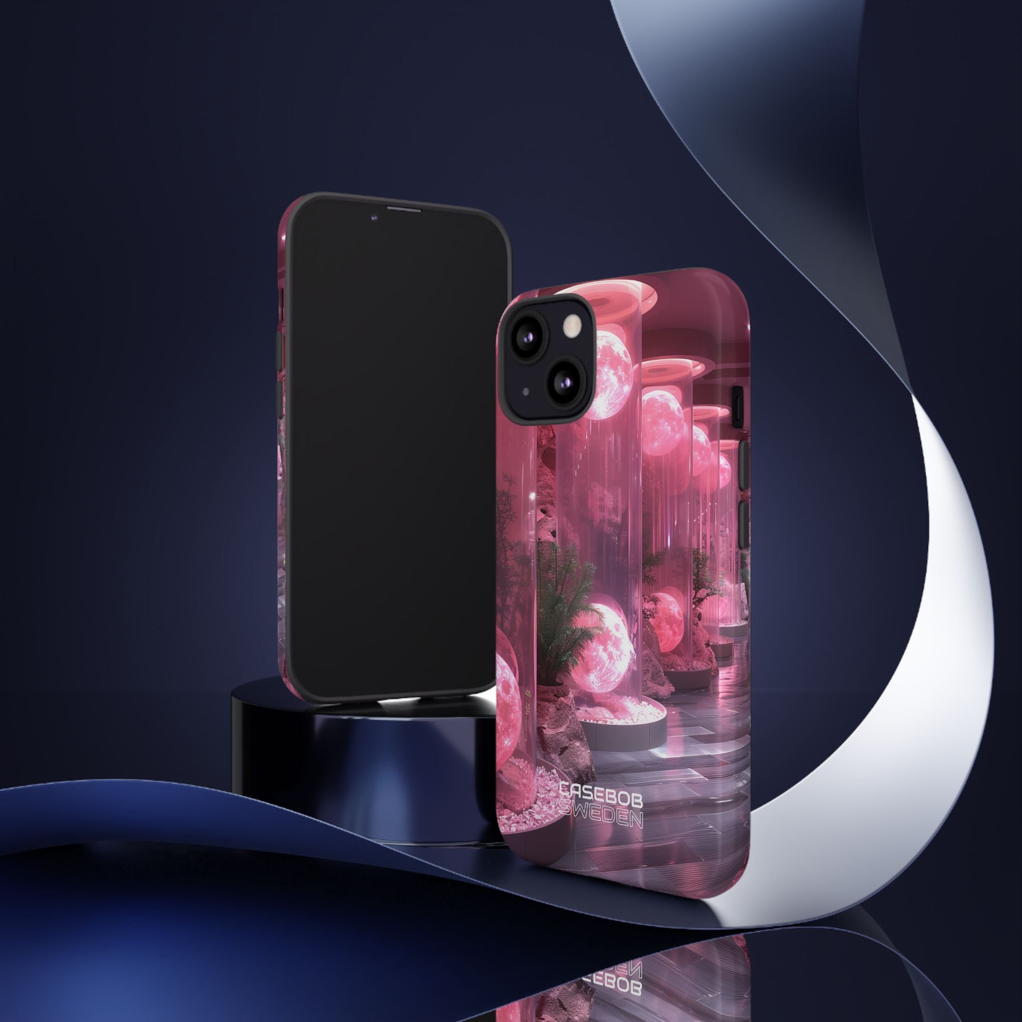 Futuristic Moon Garden iPhone 13 - Tough