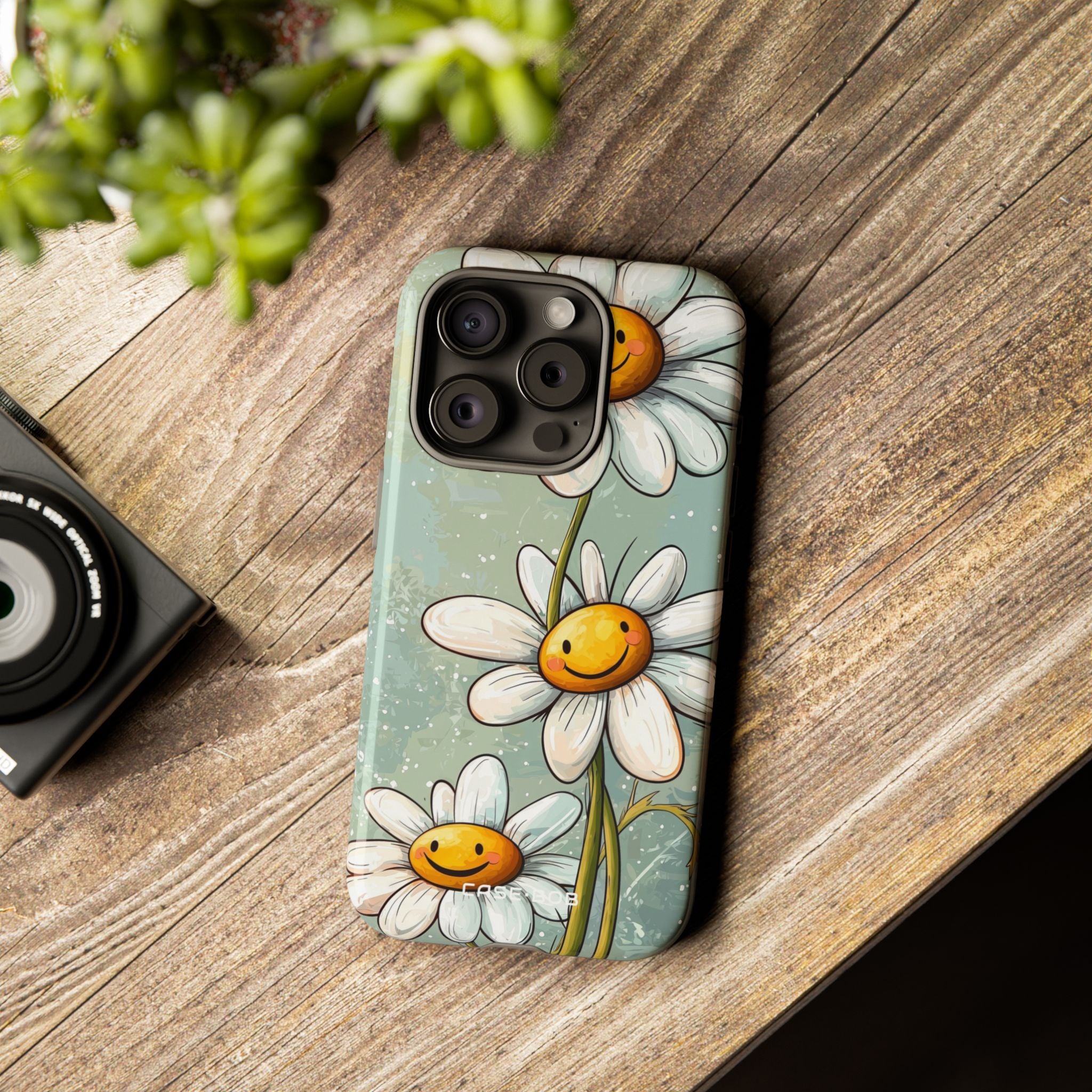 Sunny Daisy Smiles iPhone 15 Pro Case - Tough