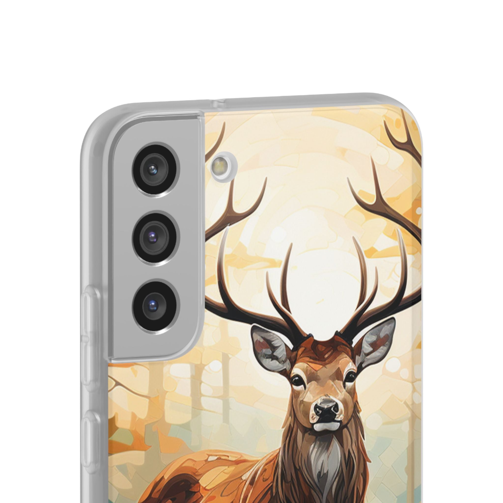 Glowing Stag Samsung S22 Plus Case - Soft