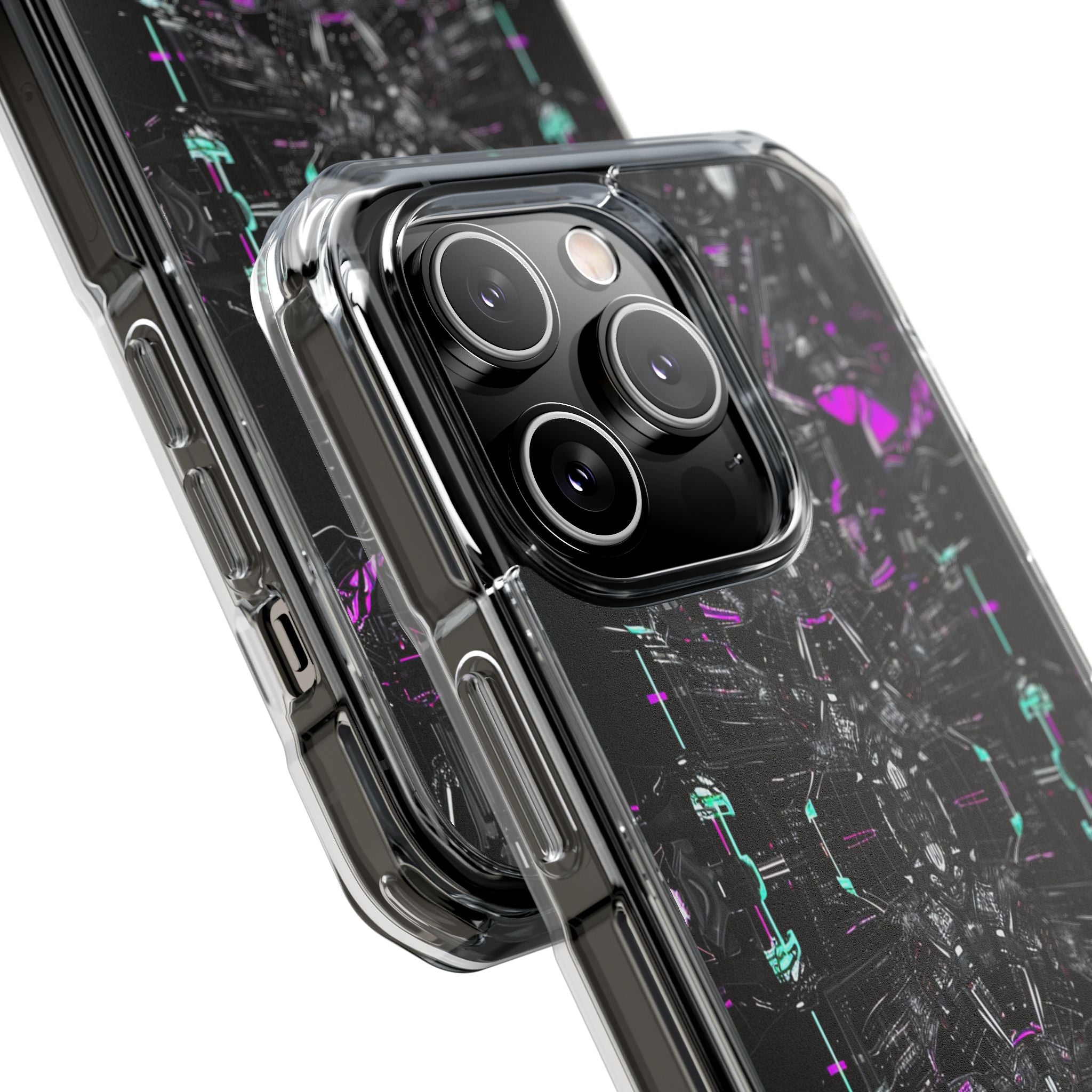 Cybernetic Neon Nexus iPhone 14 - Impact Clear+