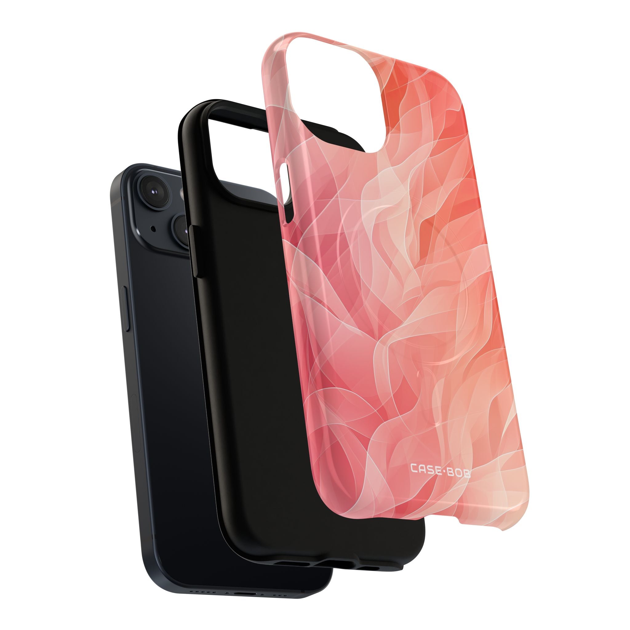 Peach Wave Drift iPhone 14 Case - Tough+