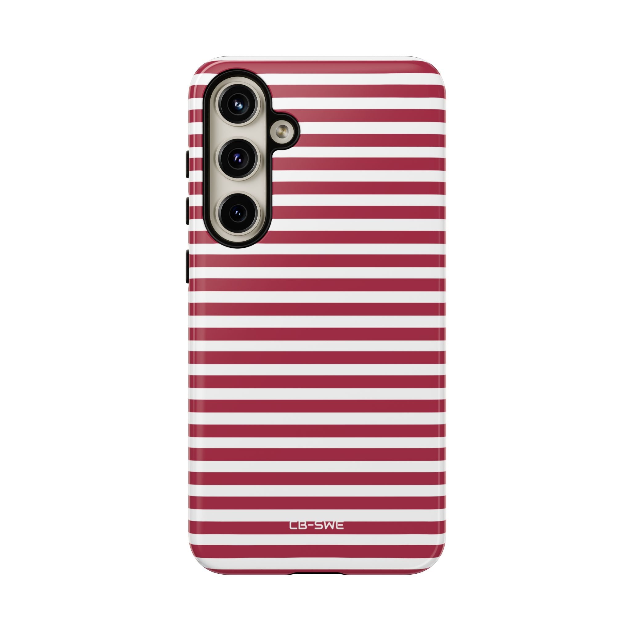 Crimson Stripes Flow - Samsung Case