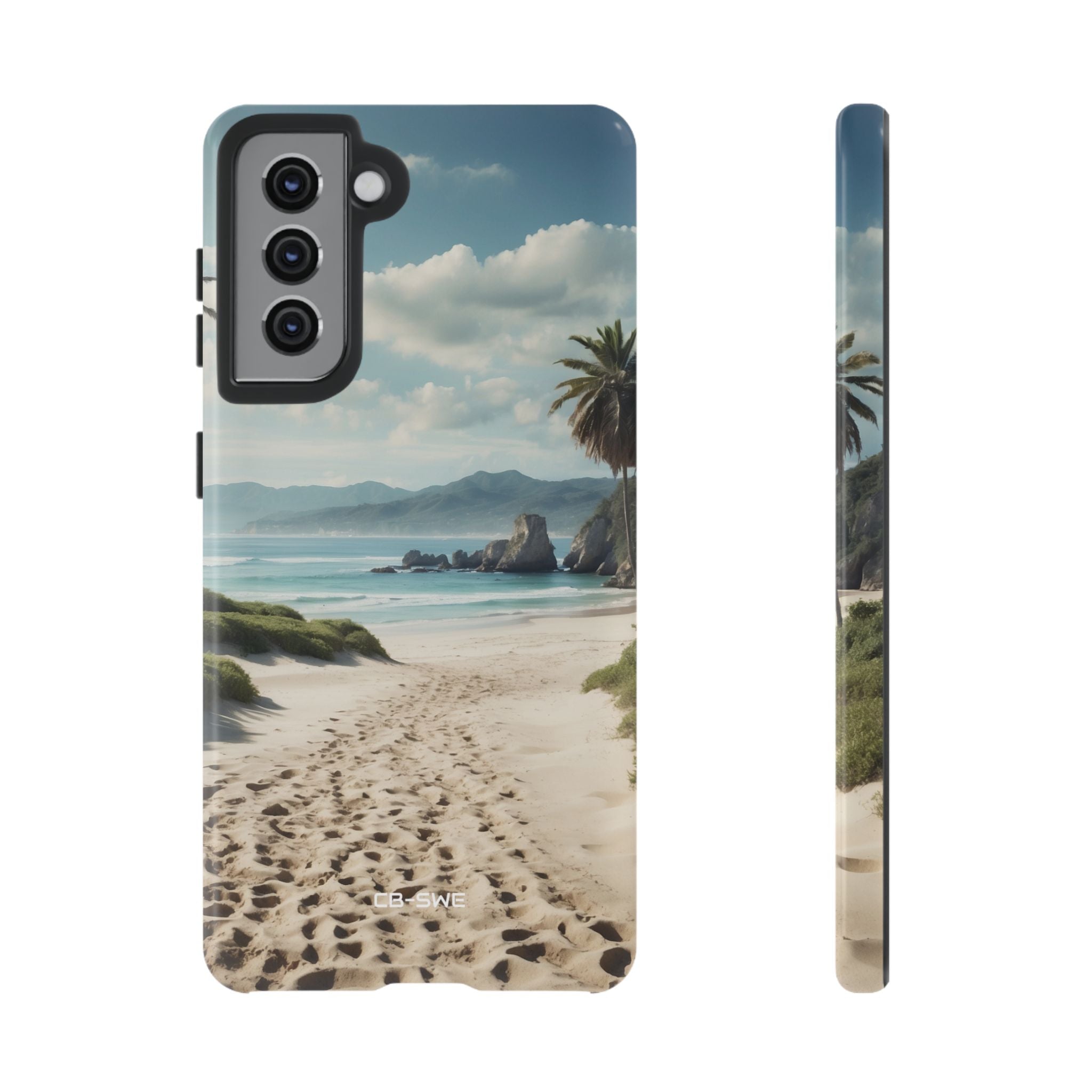 Footprints Trace Sand - Samsung Case