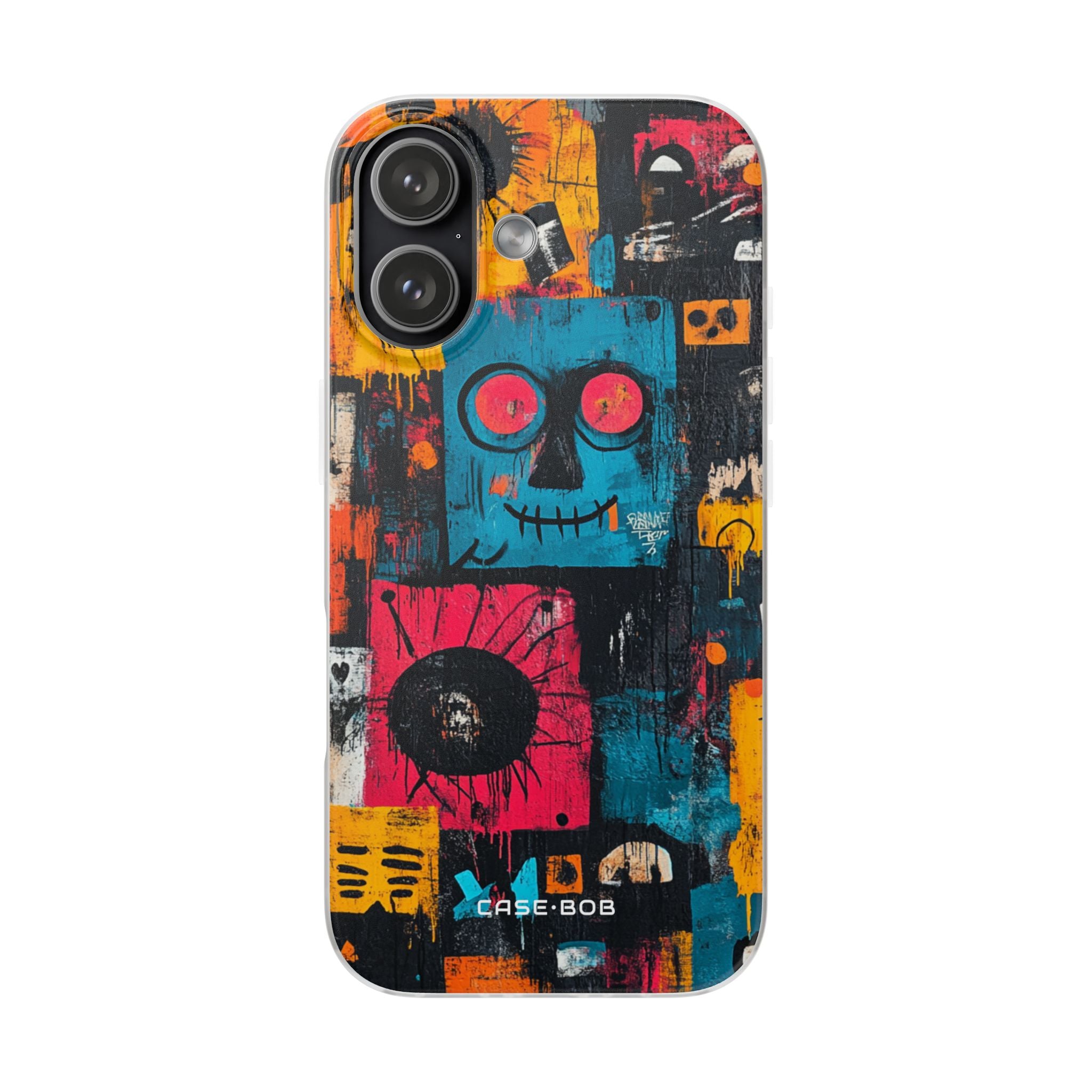 Blue Stitch Smile iPhone 17 Case - Soft