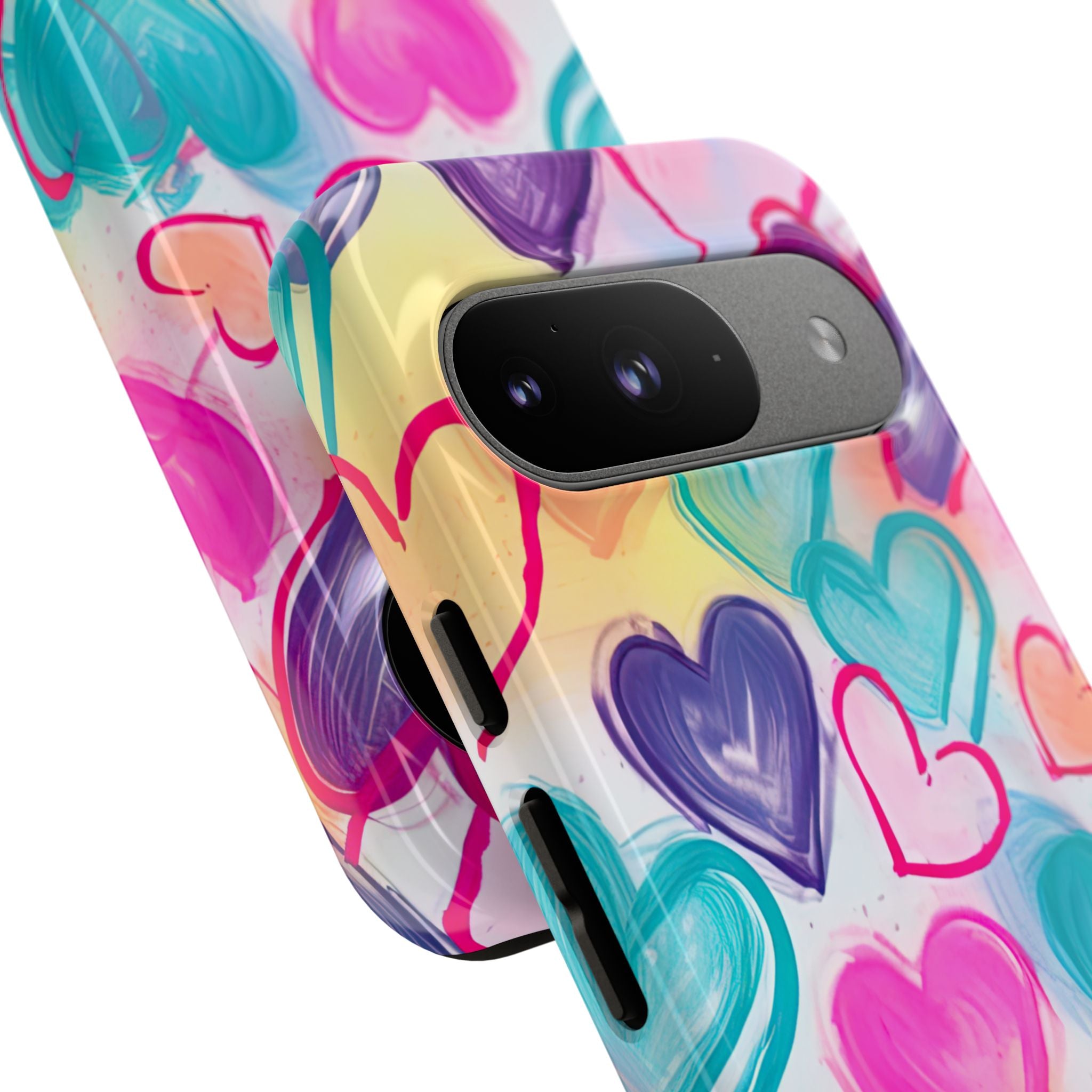 Hearts Dance Playfully - Google Pixel Case
