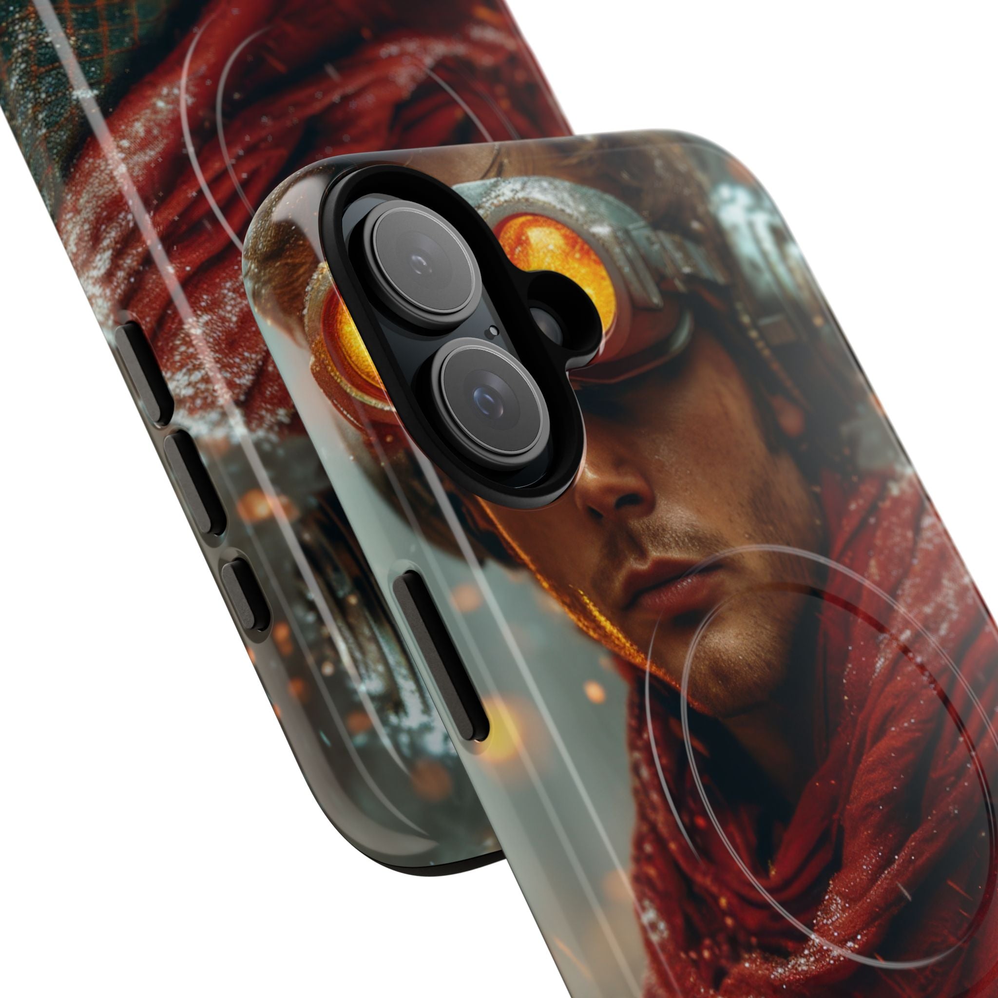 Esploratore Steampunk Futuristico iPhone 16 - Tough+