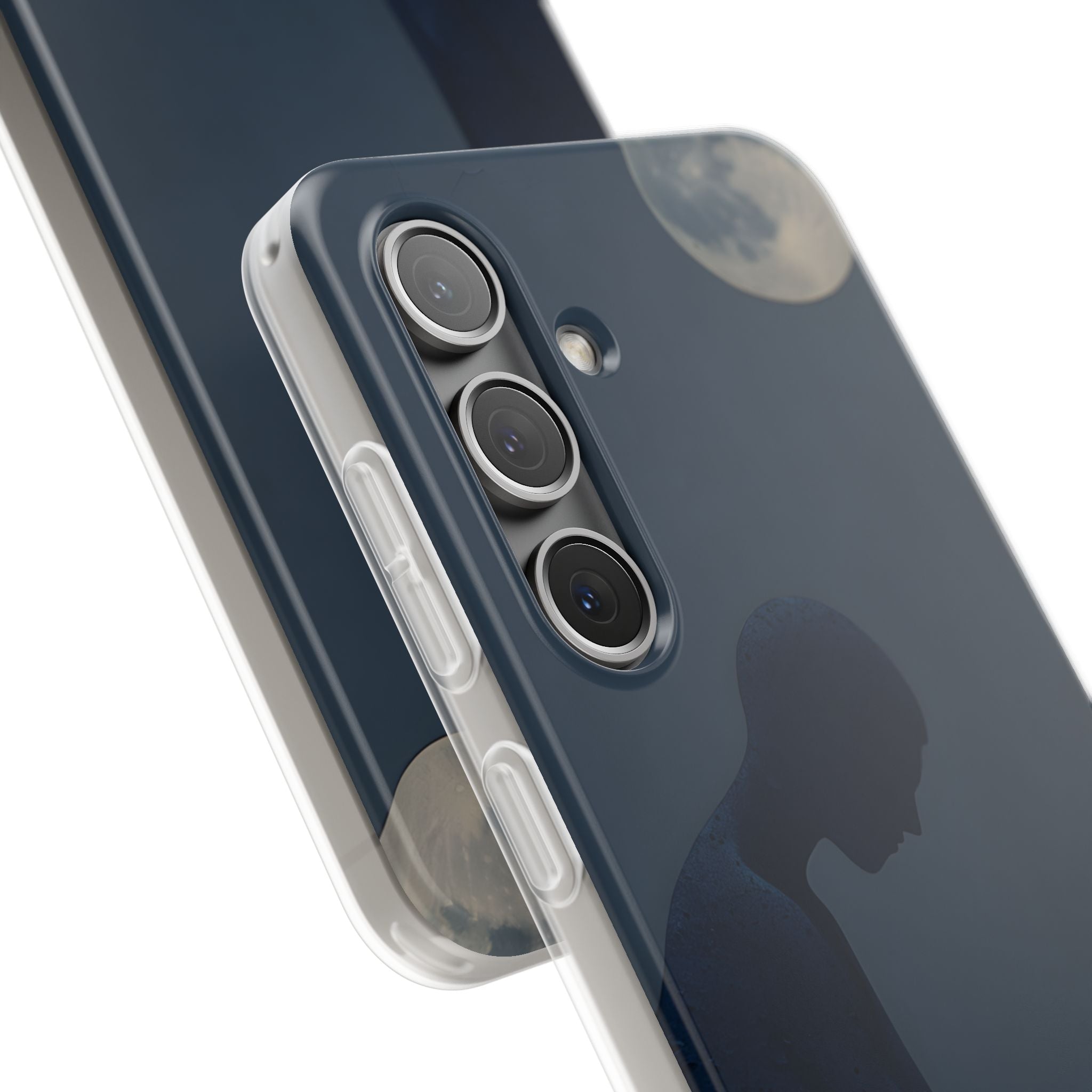 Moonlit Contemplation Samsung S24 Case - Soft