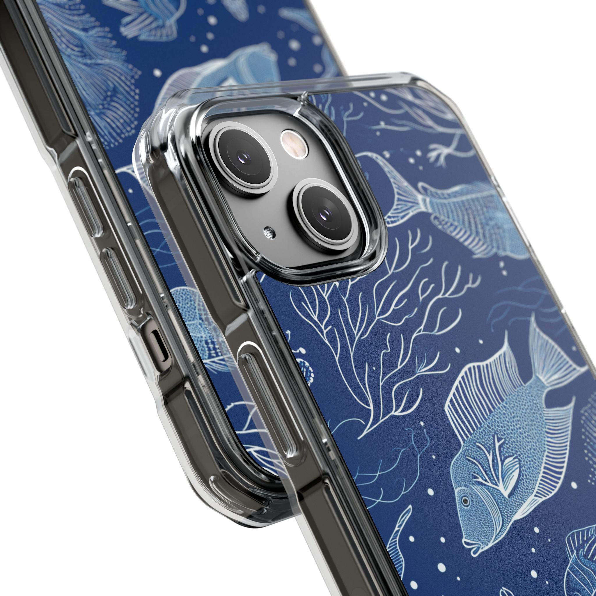 Blue Coral Garden iPhone 14 - Impact Clear+