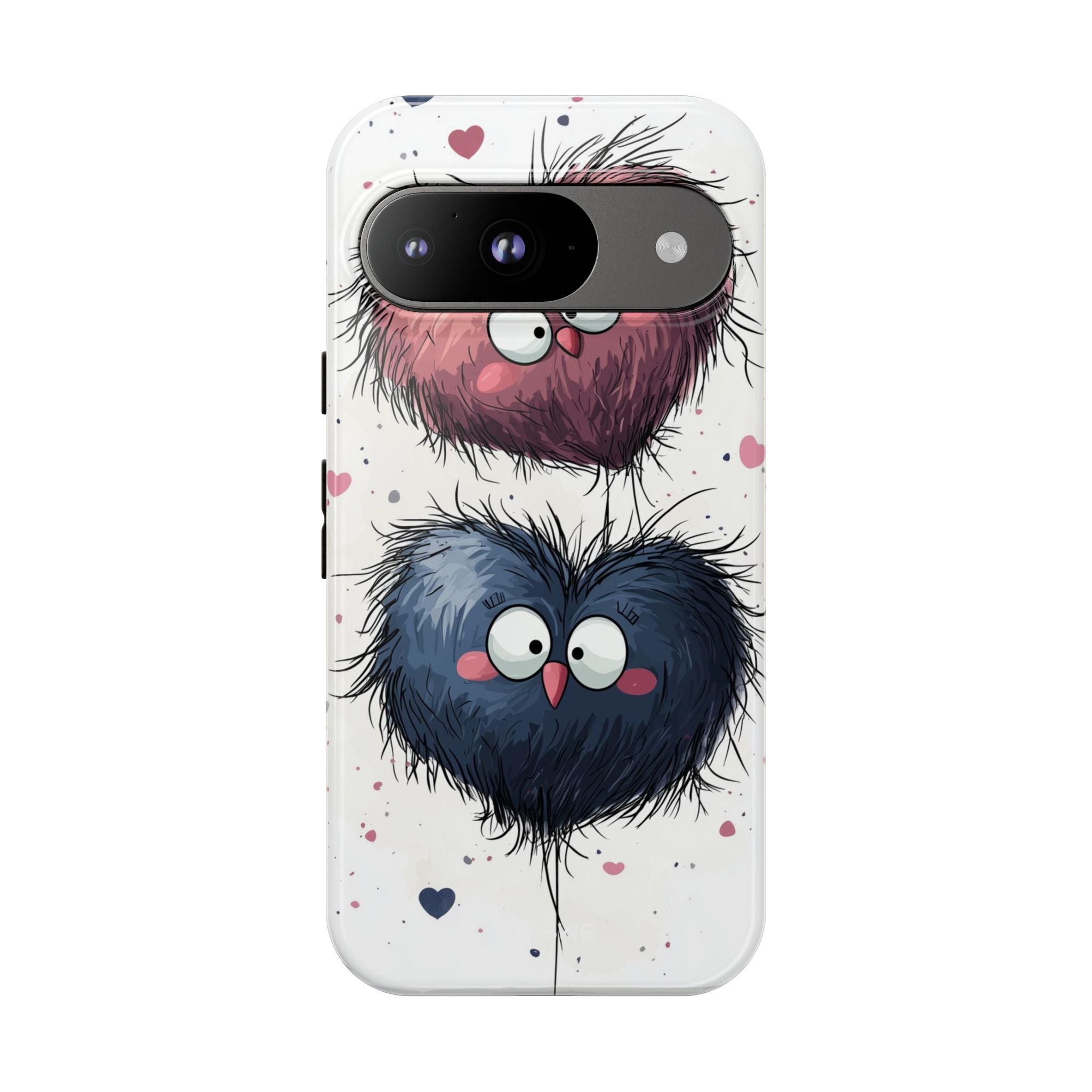 Fluffy Hearts Embrace - Google Pixel Case