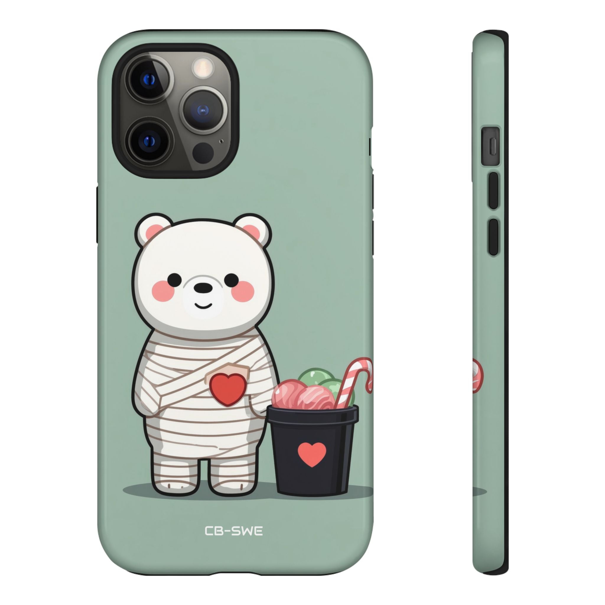 Mummy Bear Smiles Bright - iPhone Case
