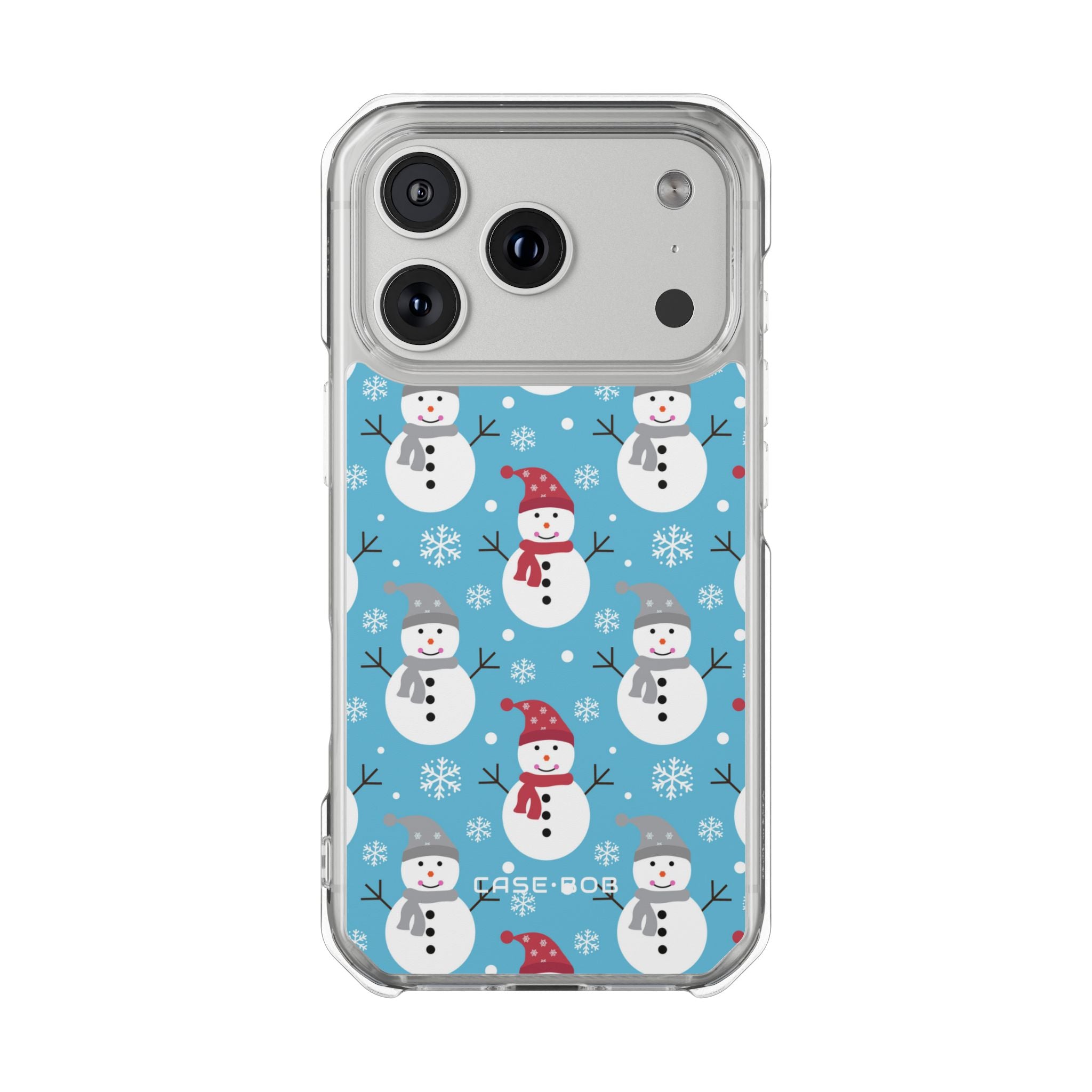 Snowmen Parade iPhone 17 Pro Case - Impact