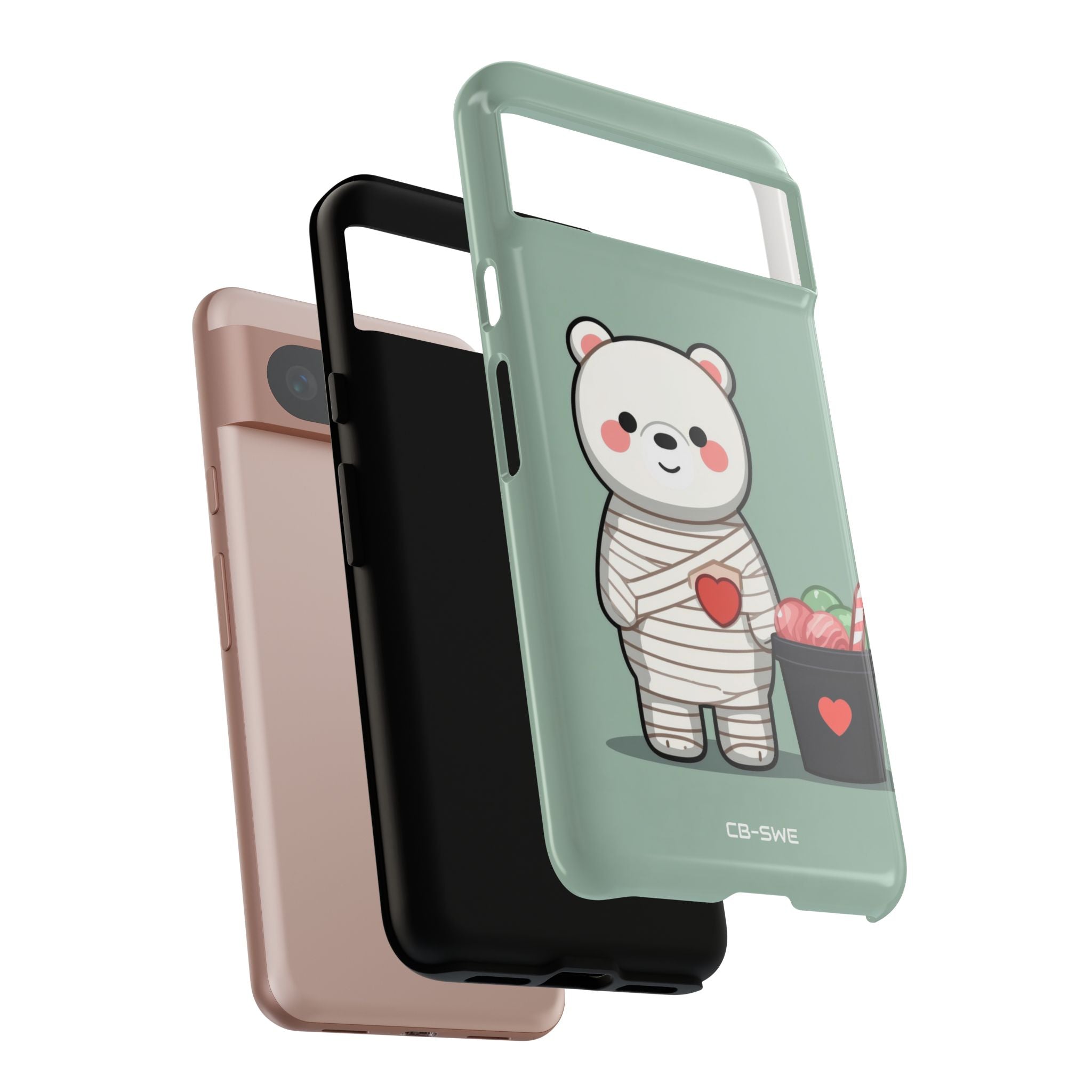 Mummy Bear Smiles Bright - Google Pixel Case