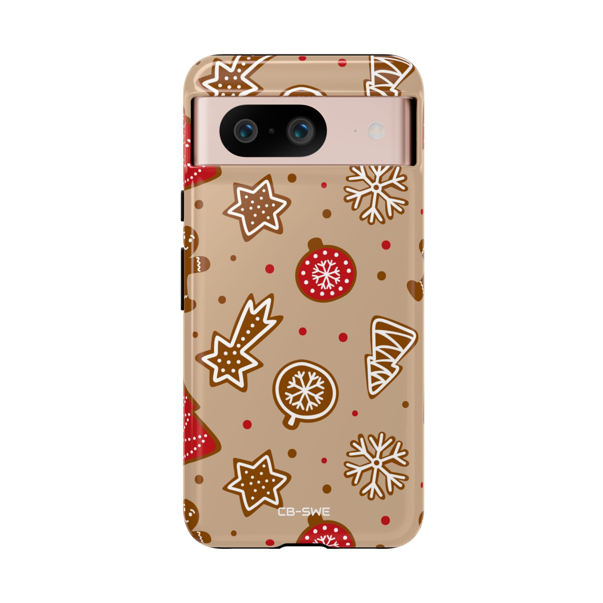 Gingerbread Men Celebrate - Google Pixel Case