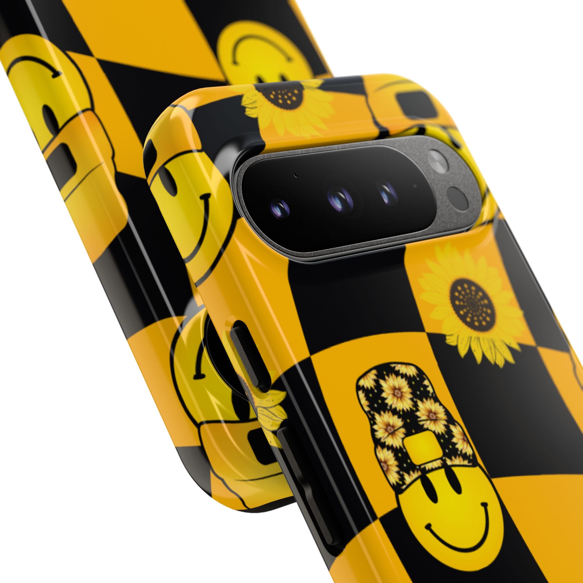 Joyful Checkered Smiles - Google Pixel Case