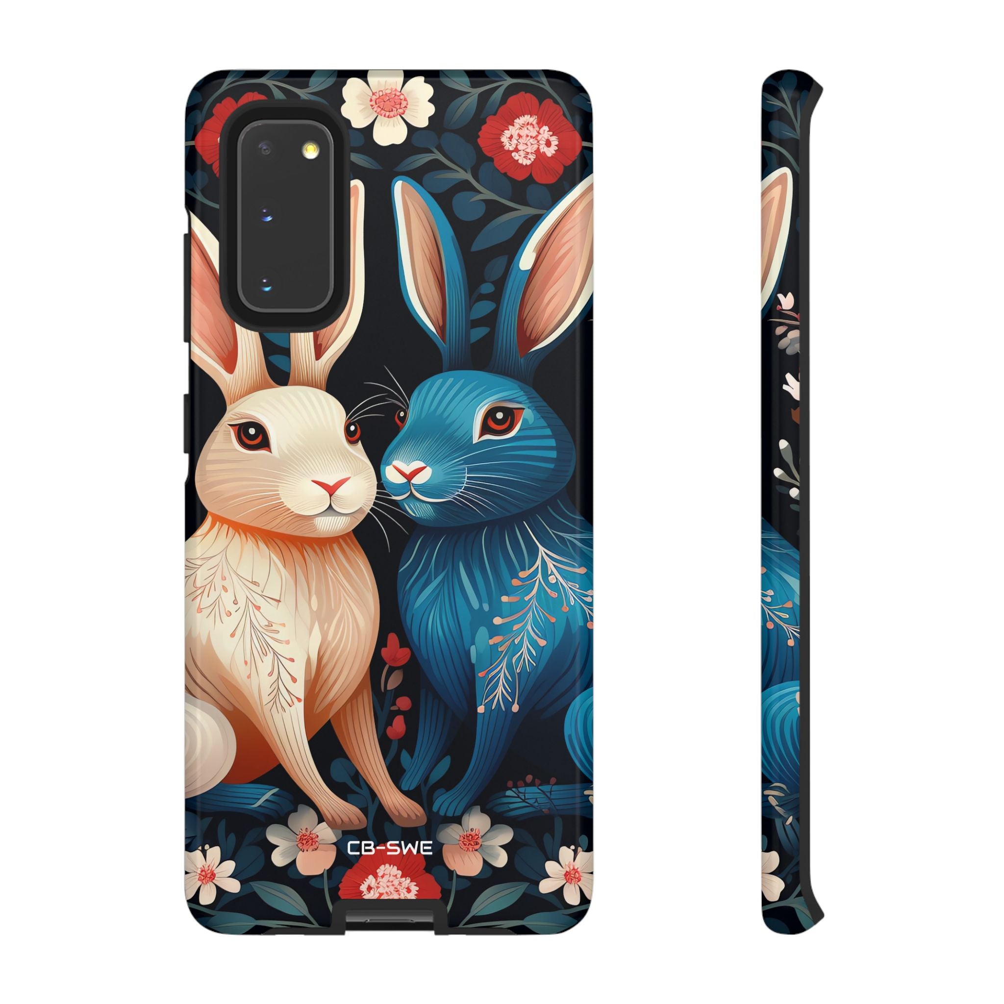 Rabbits Embrace Blossoms - Samsung Case