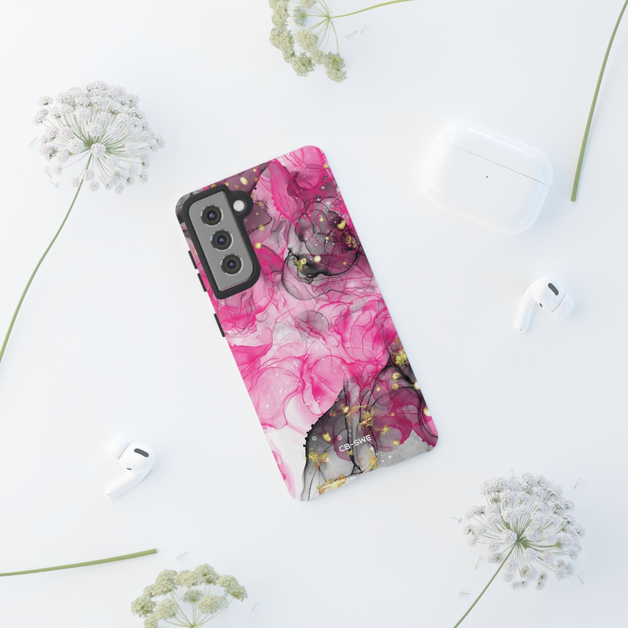 Vibrant Pink Swirls - Samsung Case