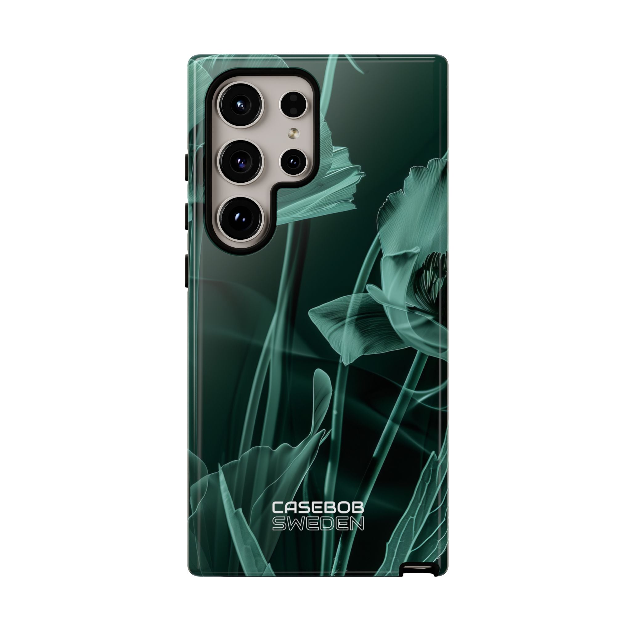 Teal Bloom Radiance Samsung S24 - Tough