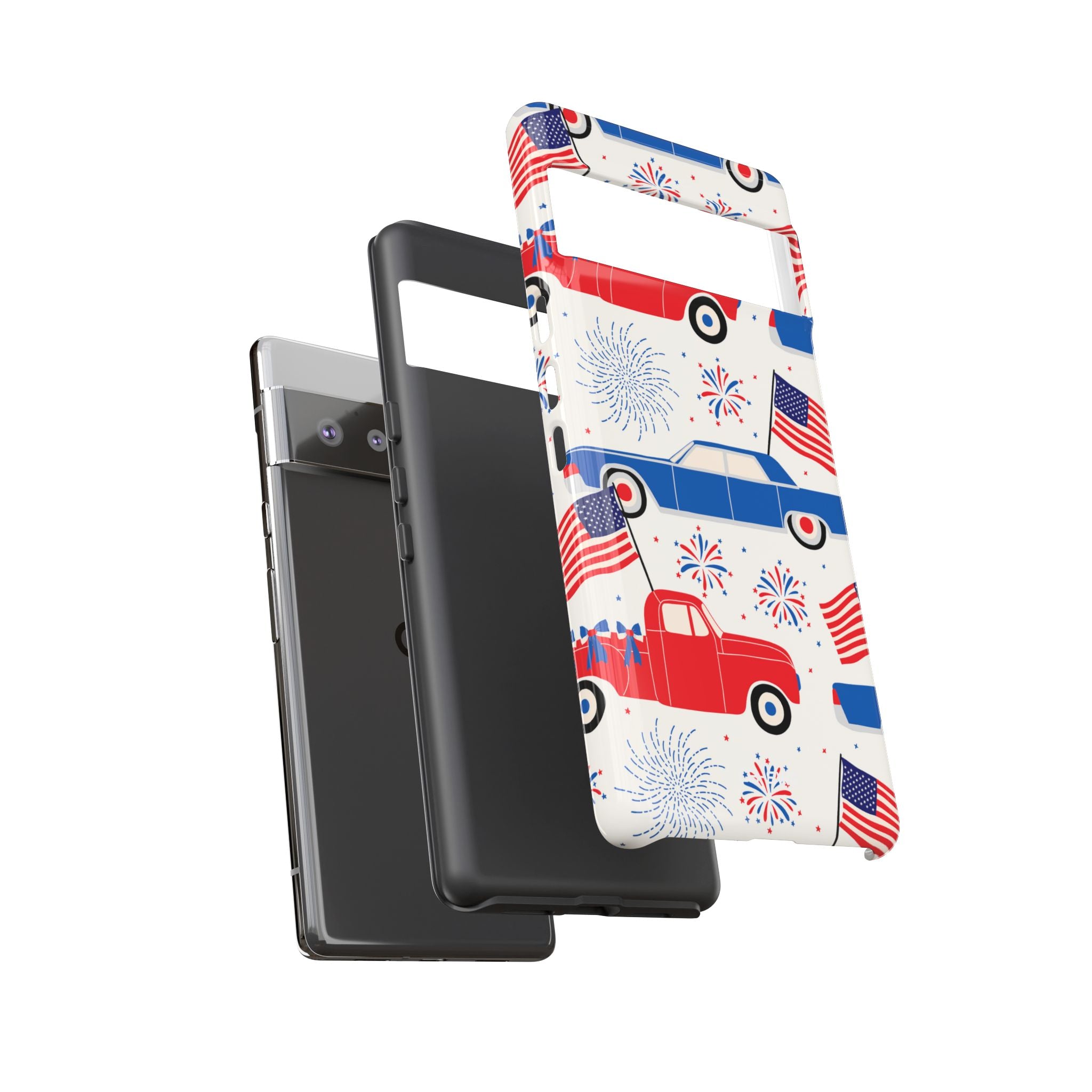 Vintage Cars Celebrate - Google Pixel Case