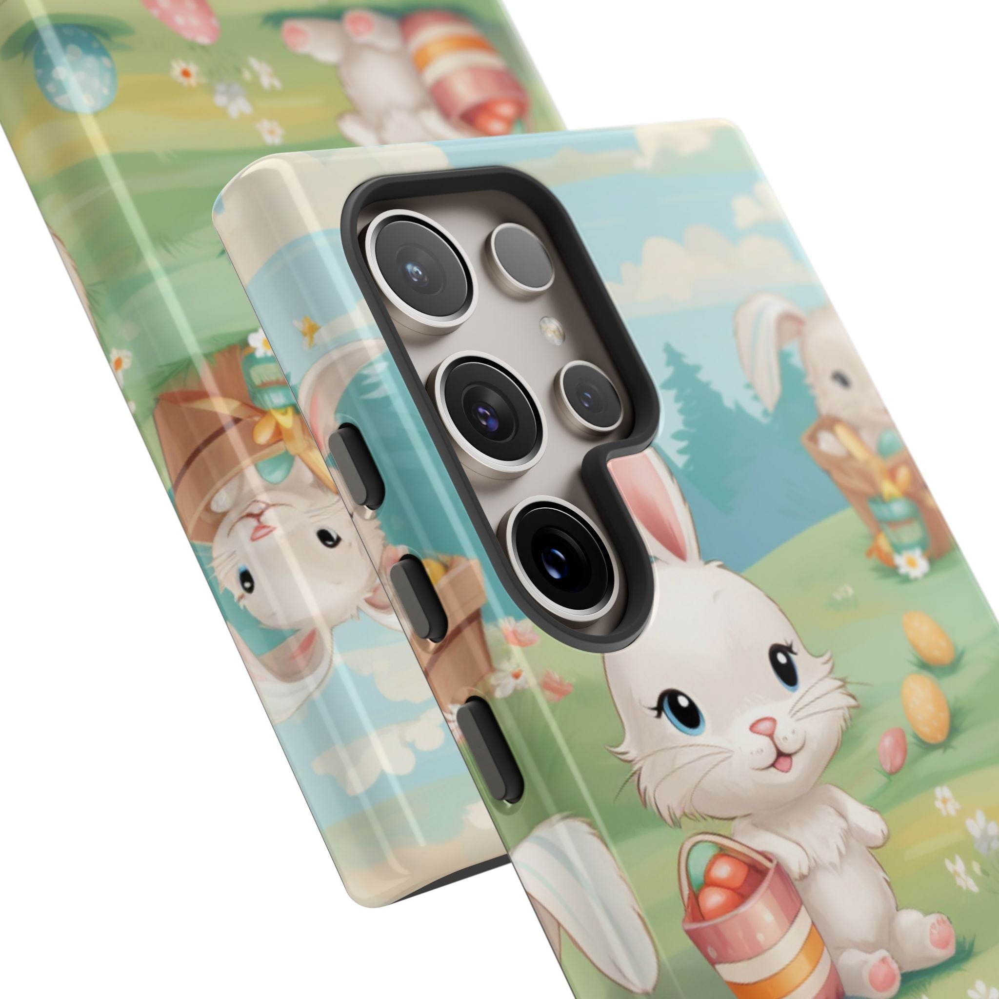 Bunnies Hunt Eggs - Samsung Case