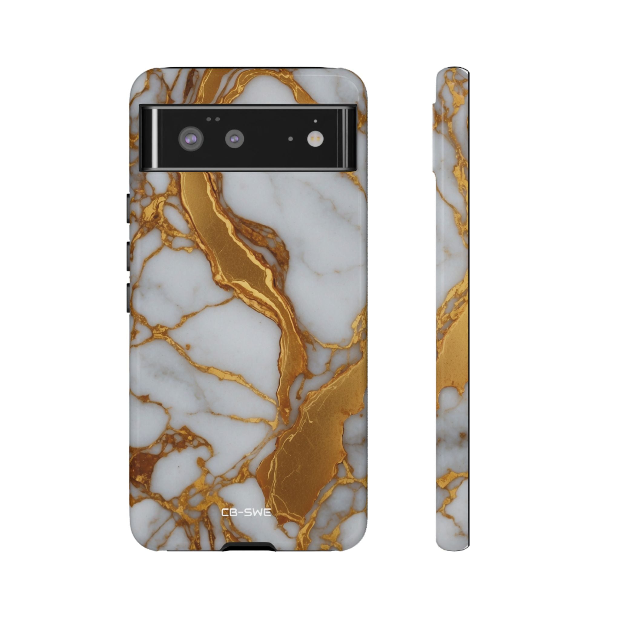 Golden Veins Flow - Google Pixel Case