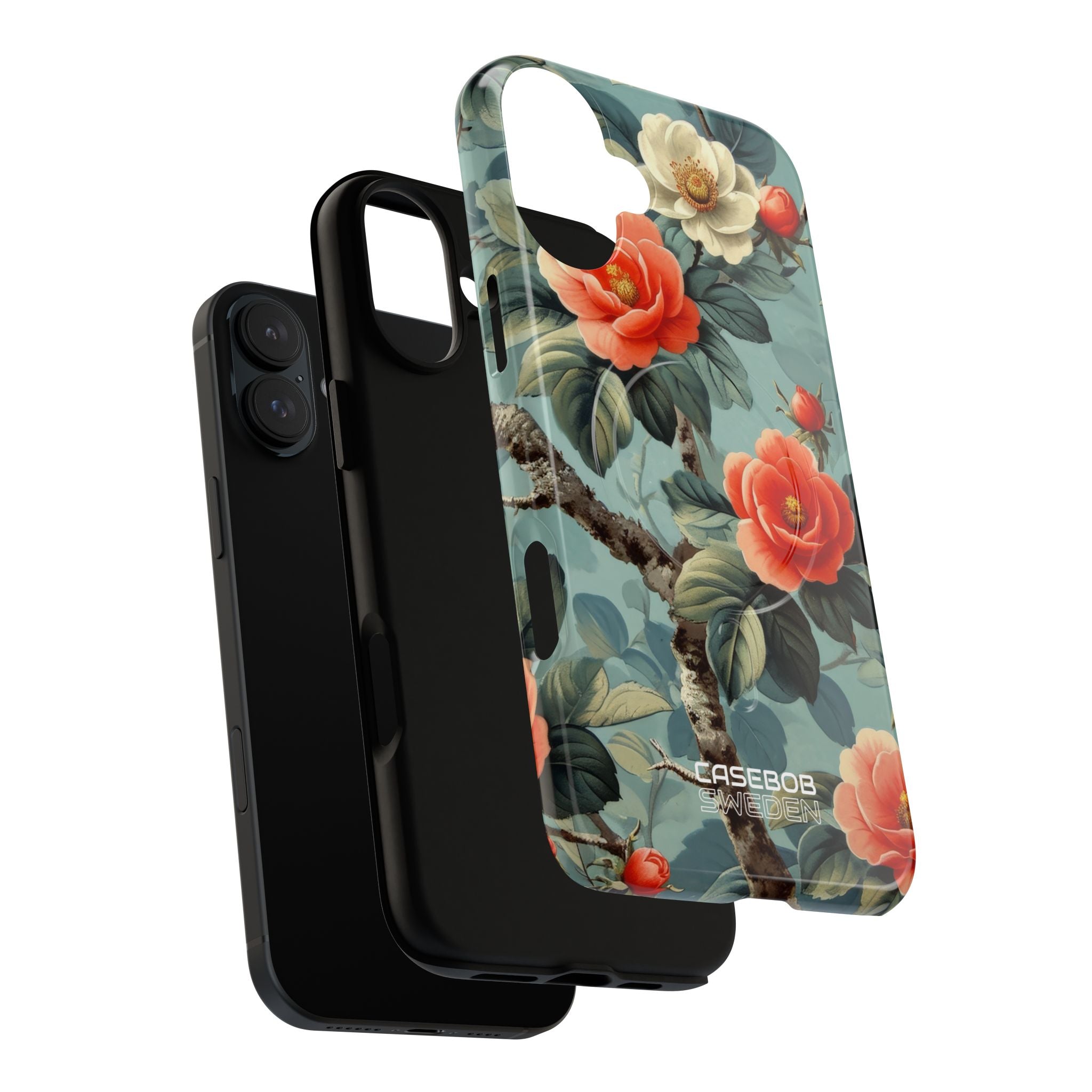 Coral Blossom Tapestry iPhone 16 - Tough+