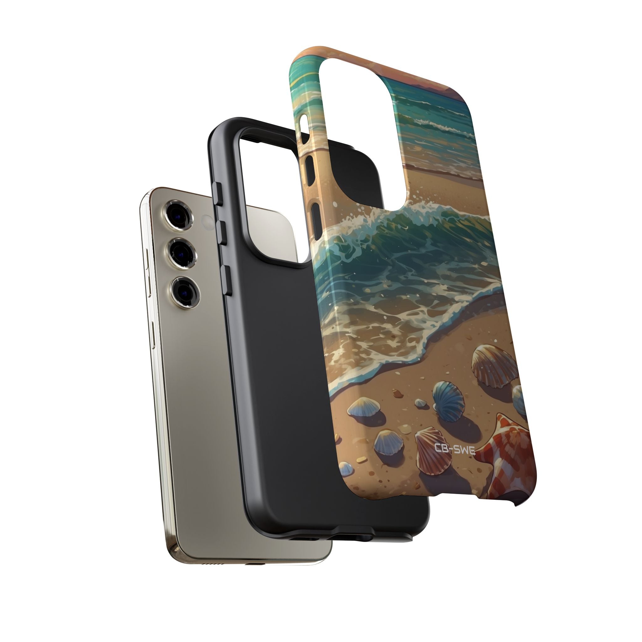 Seashells Kiss Shore - Samsung Case
