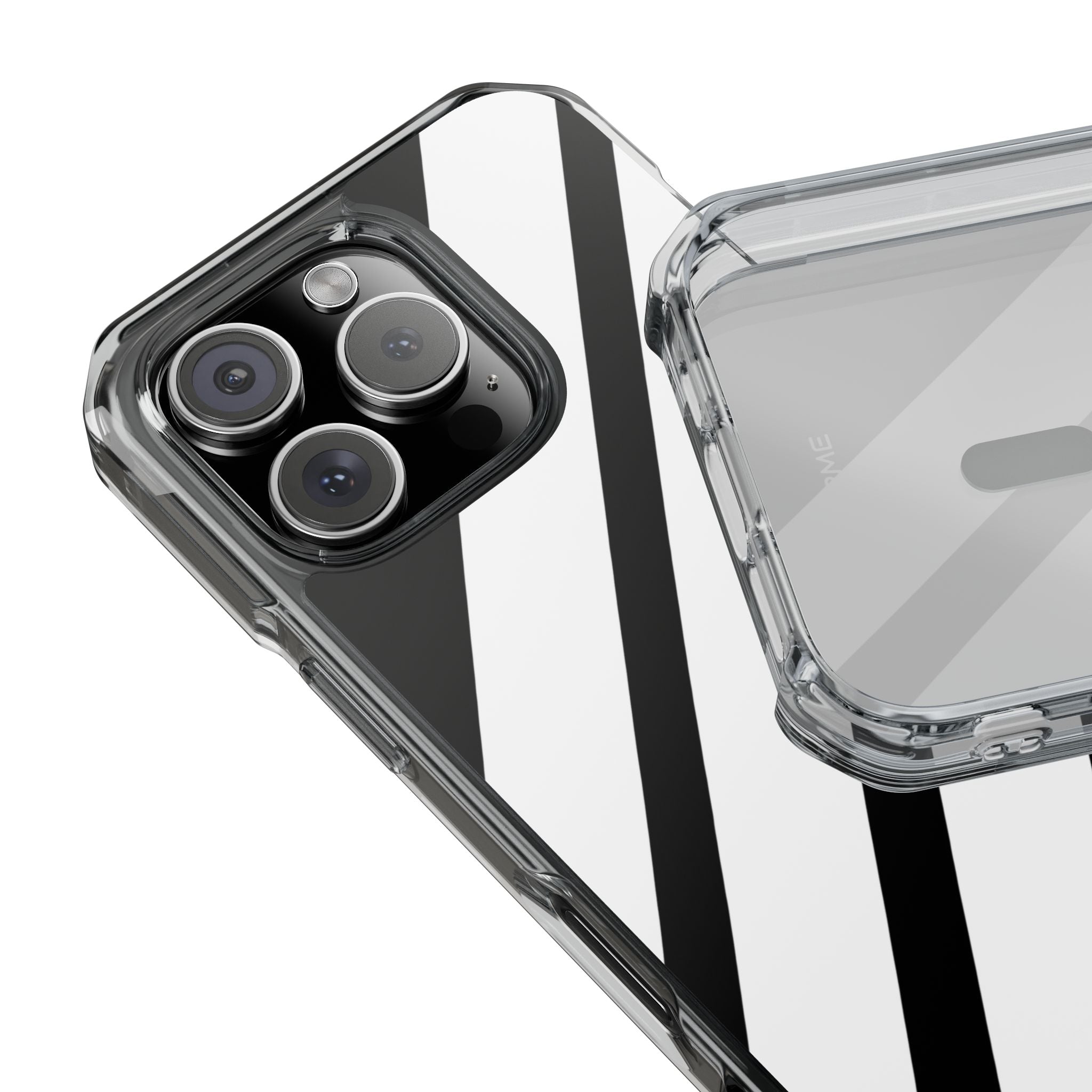 Monochrome Diagonal Symmetry iPhone Case - Impact