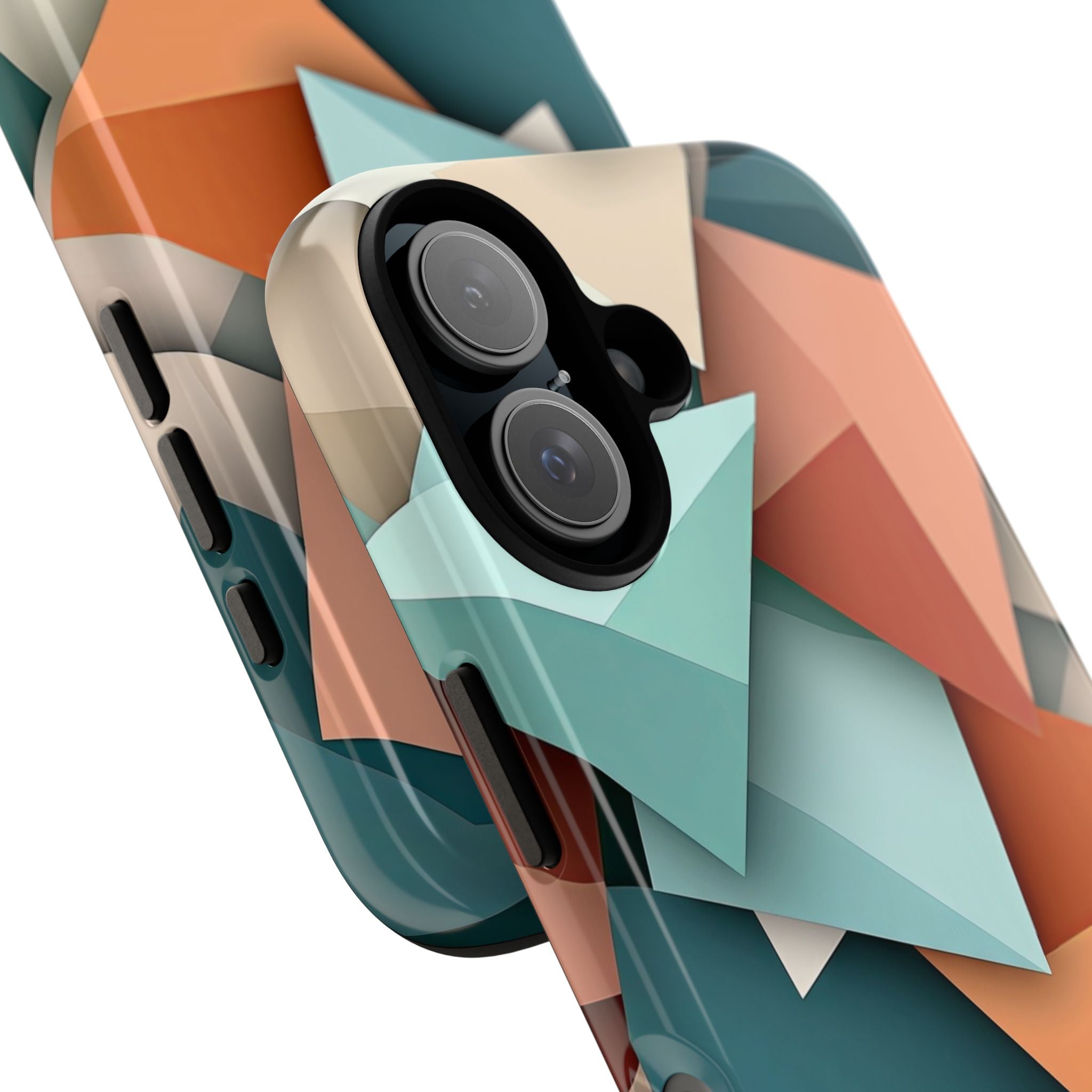 Geometric Color Harmony - iPhone Case