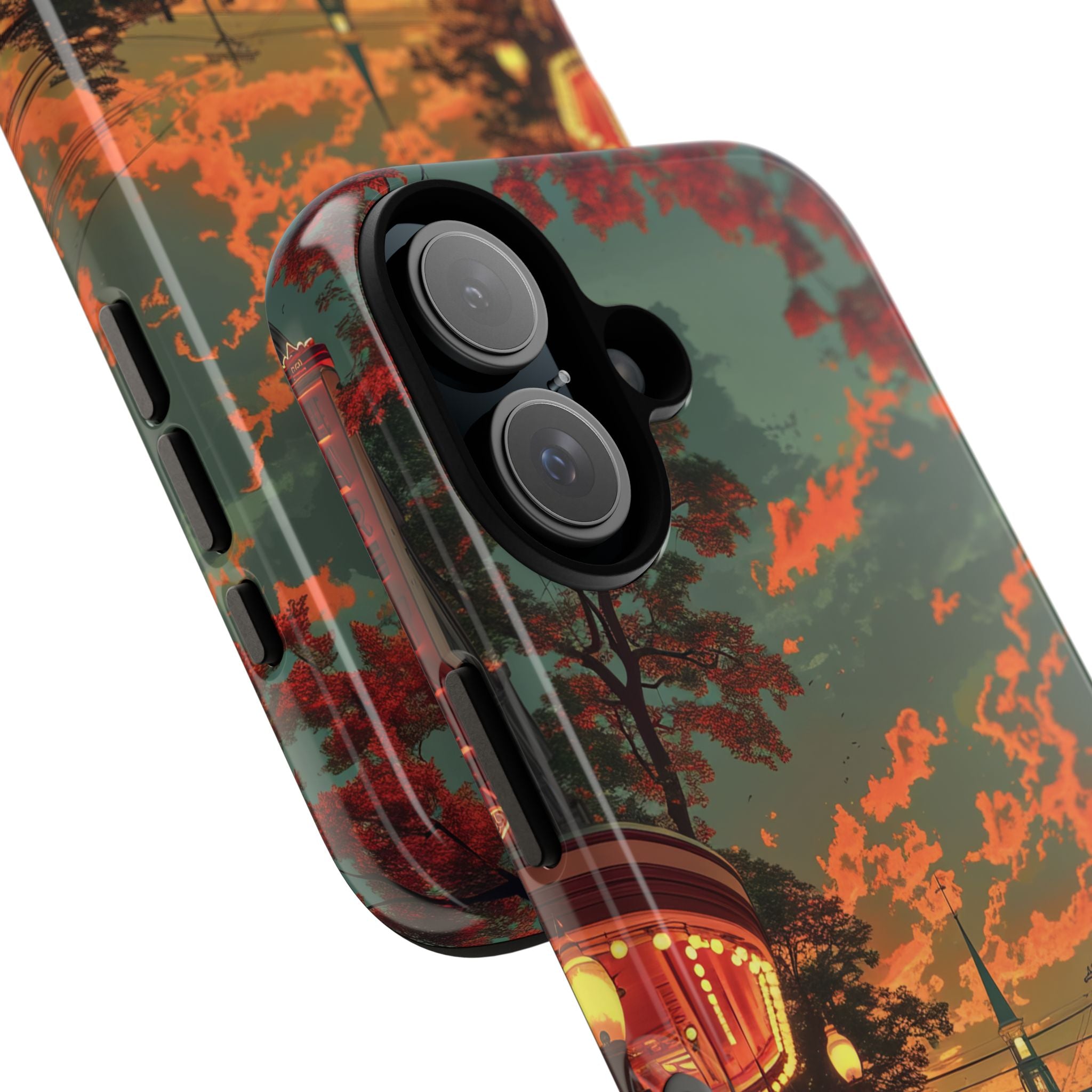 Crimson Classic iPhone 16 Case - Tough