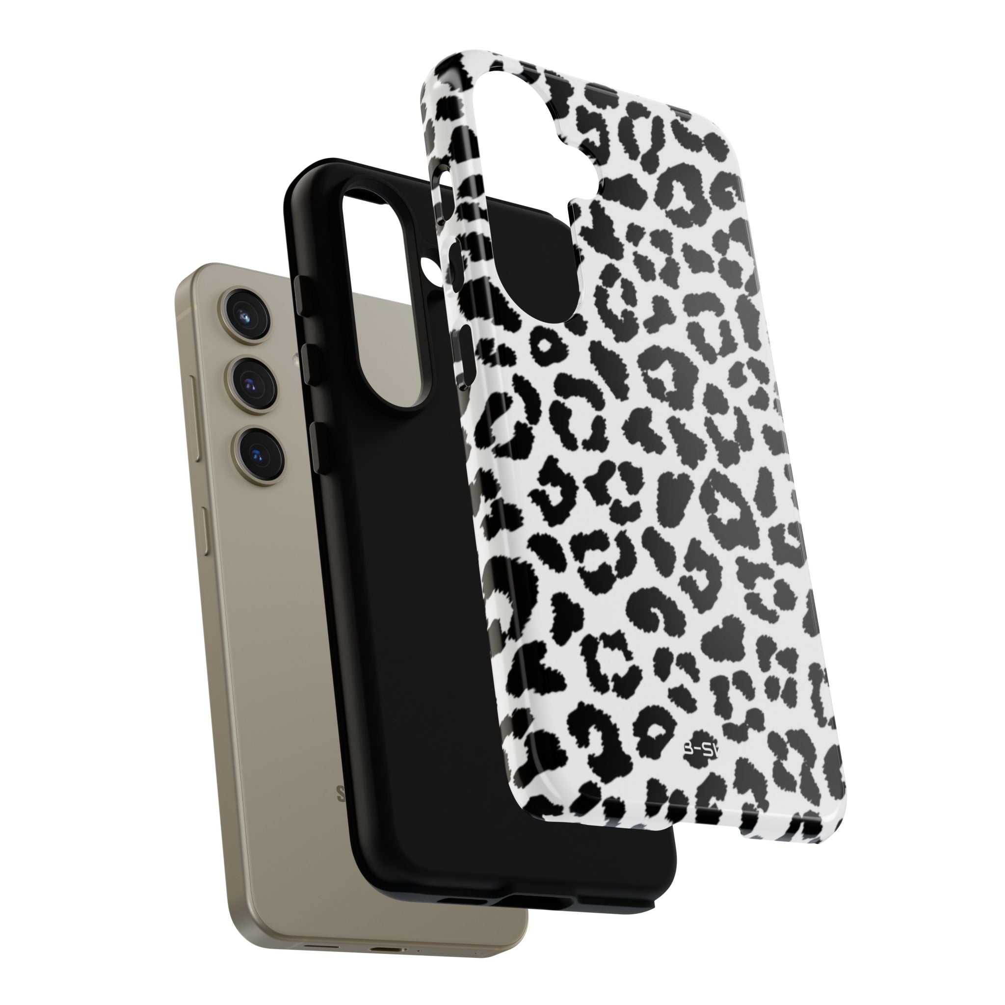Monochrome Leopard Essence - Samsung Case