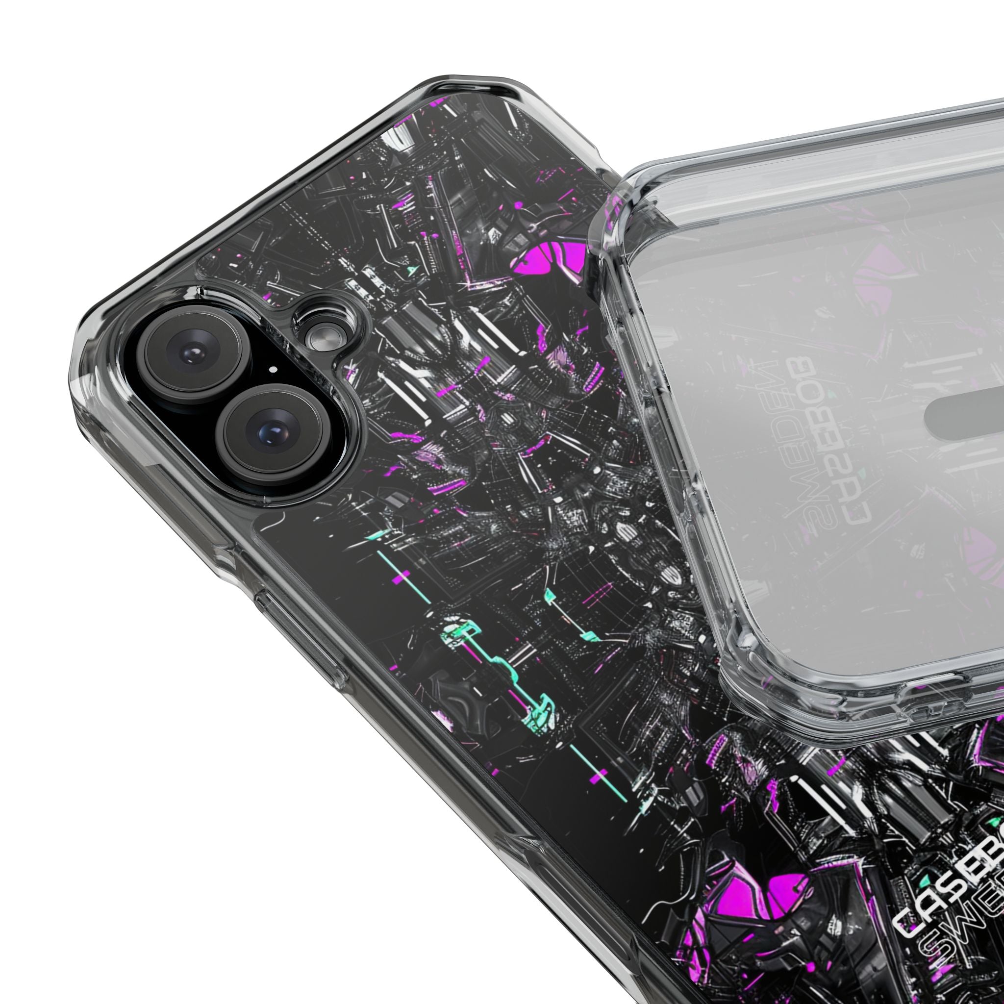 Cybernetic Neon Nexus iPhone 16 - Impact Clear+